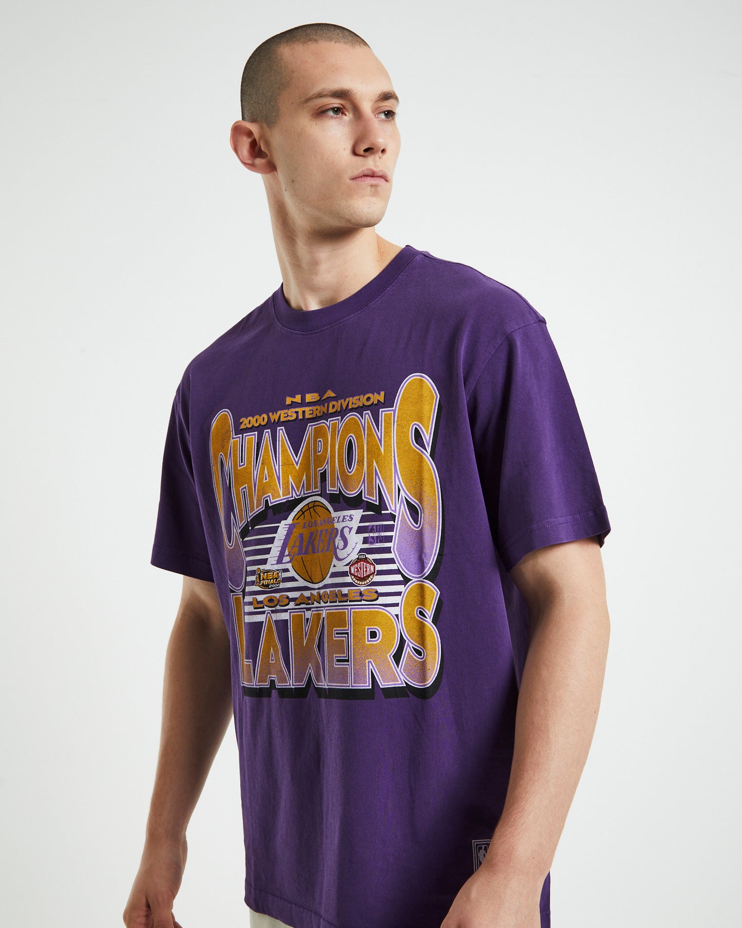 NBA Champs Los Angeles Lakers T-shirt Purple