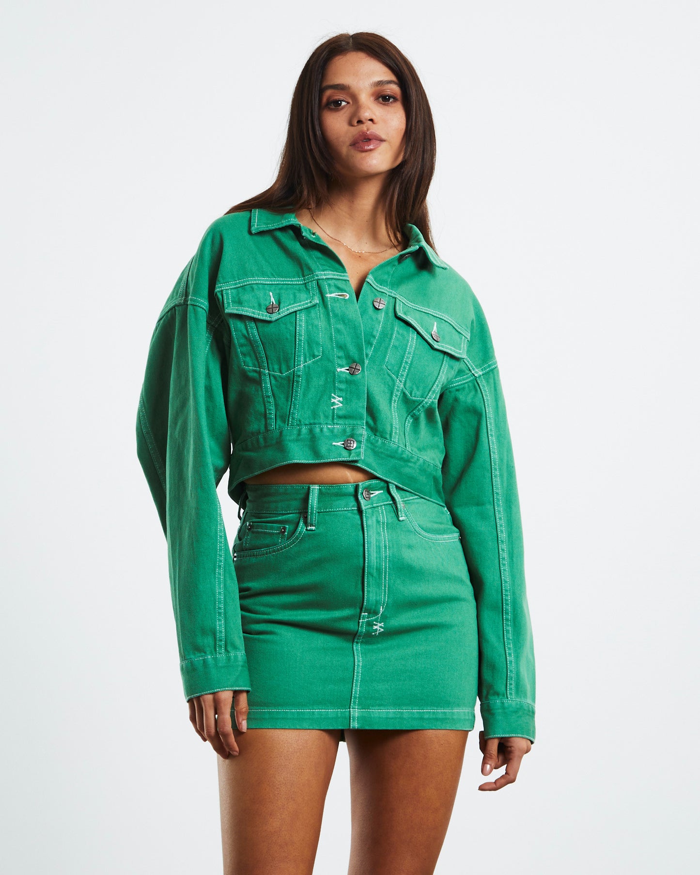 Billie Jacket Jade Green