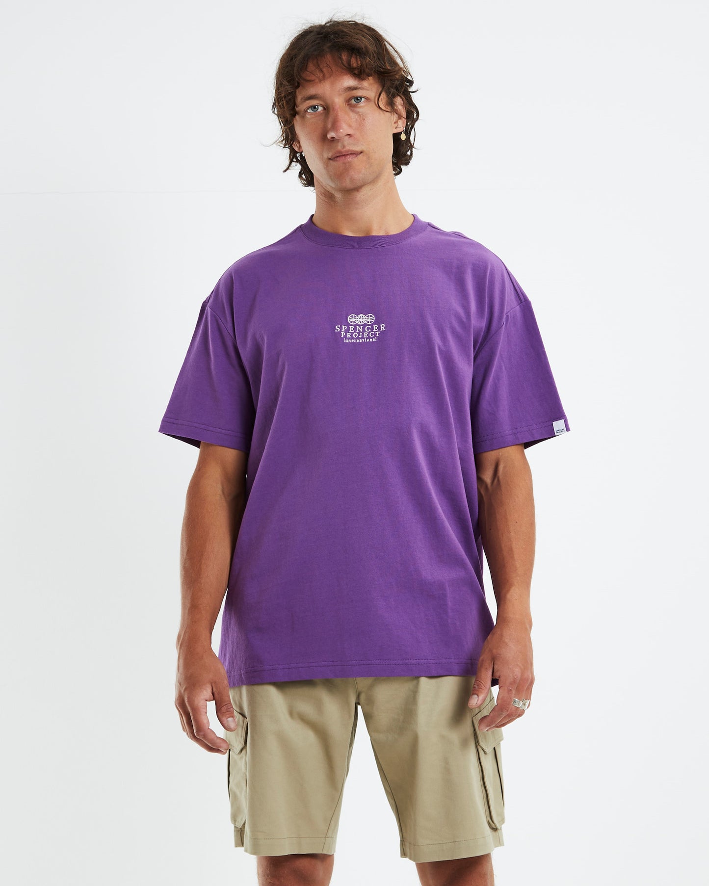 Court Short Sleeve T-Shirt Berry Purple