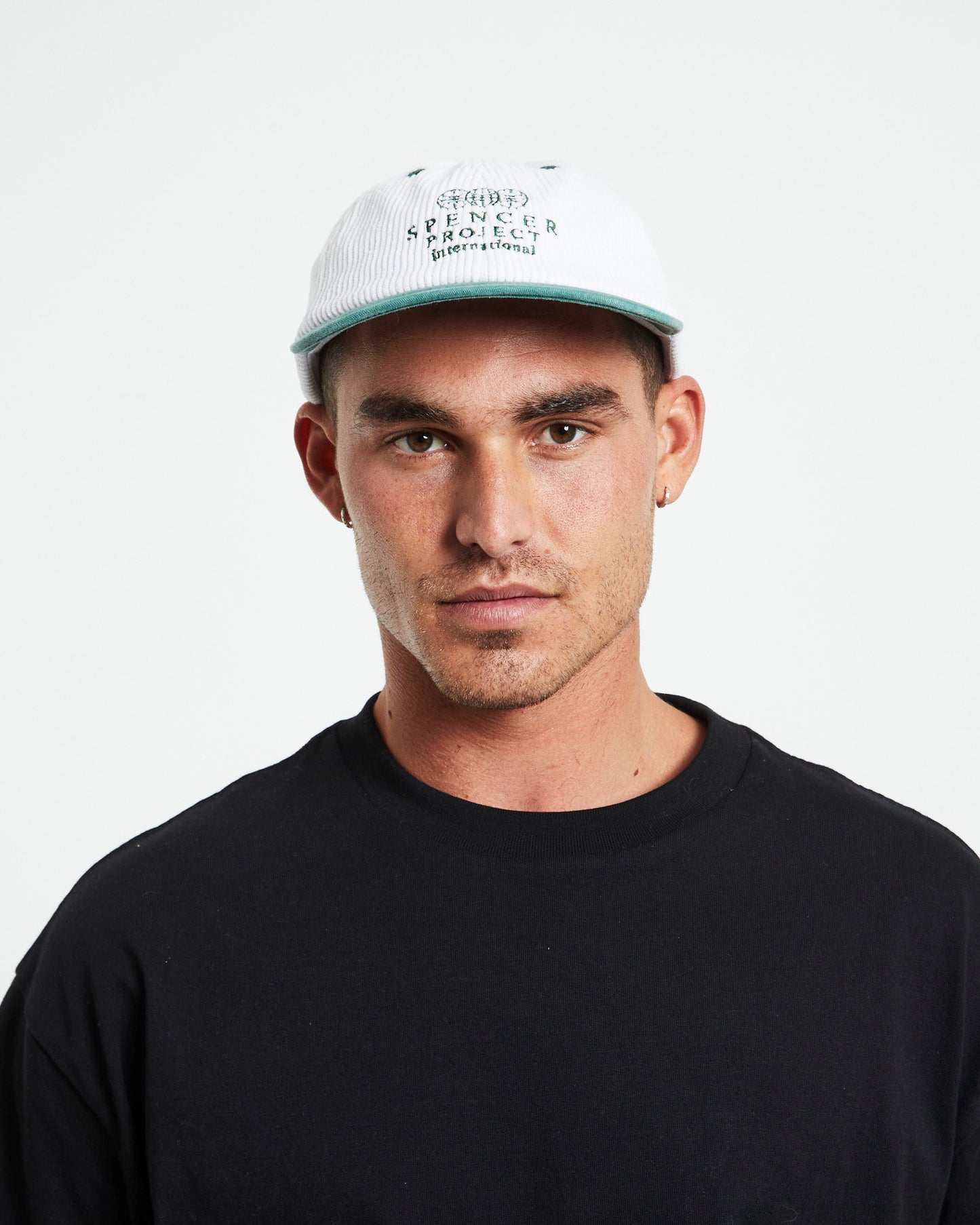 Court Cord Cap Ecru/Green