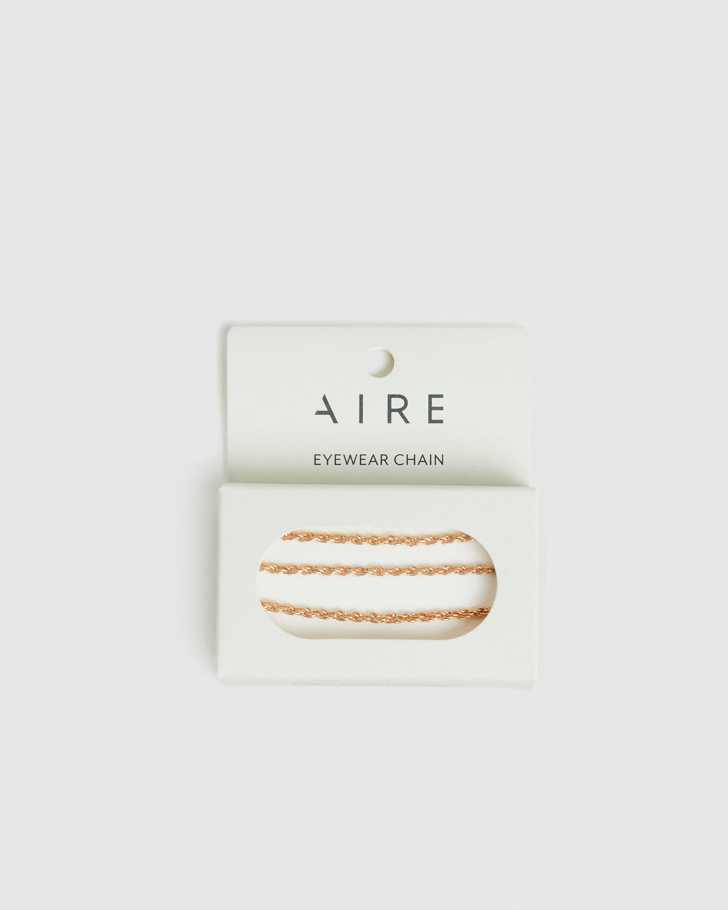 Aire Metal Rope Chain Gold