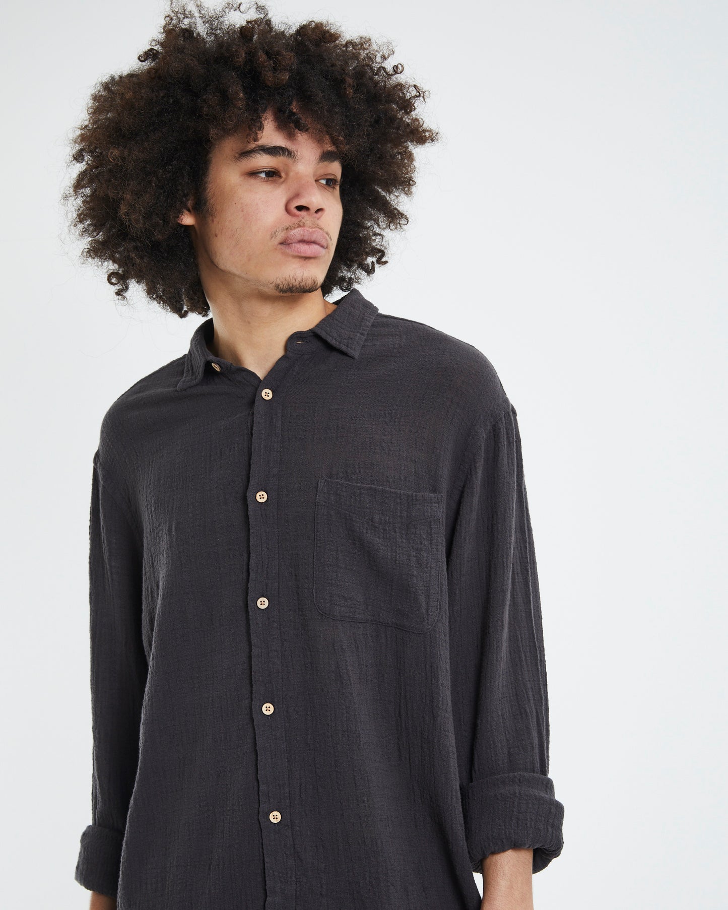 Louie Long Sleeve Shirt Black