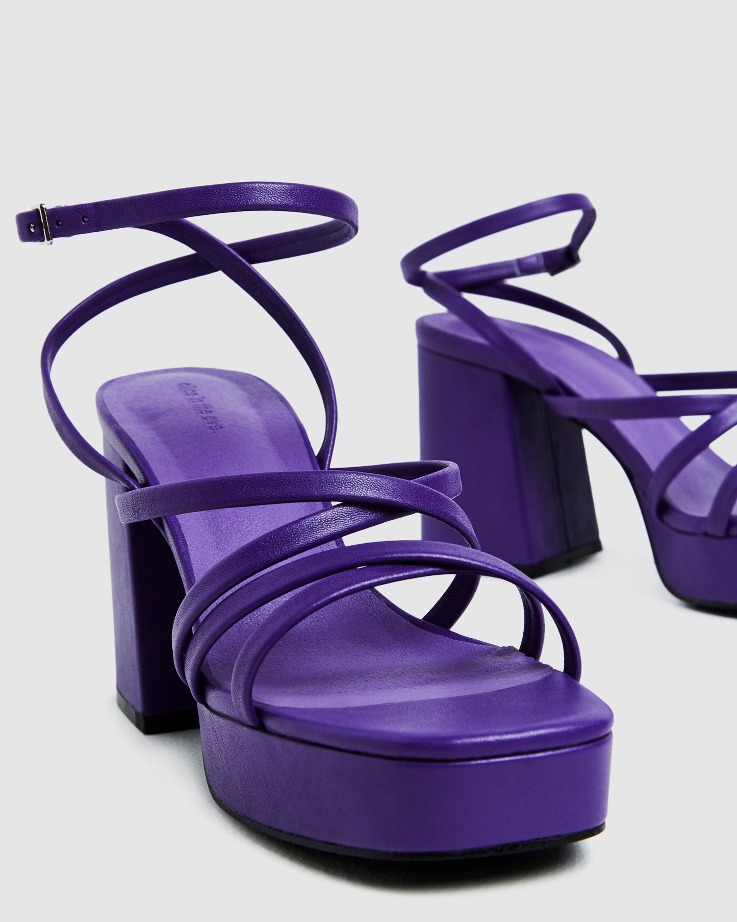 Pump It Platform Heels Violet