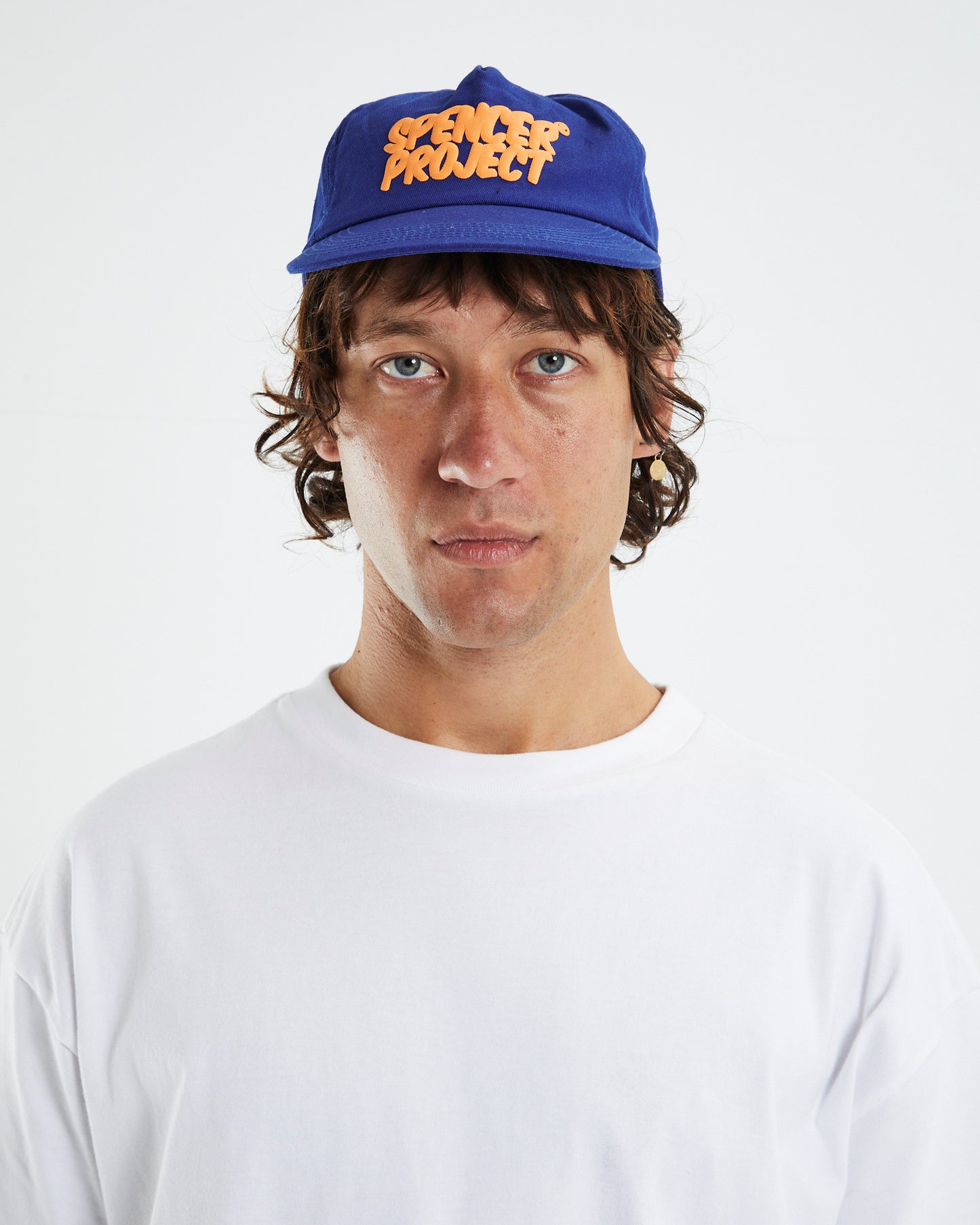 Puffy Trucker Cap Cobalt Blue