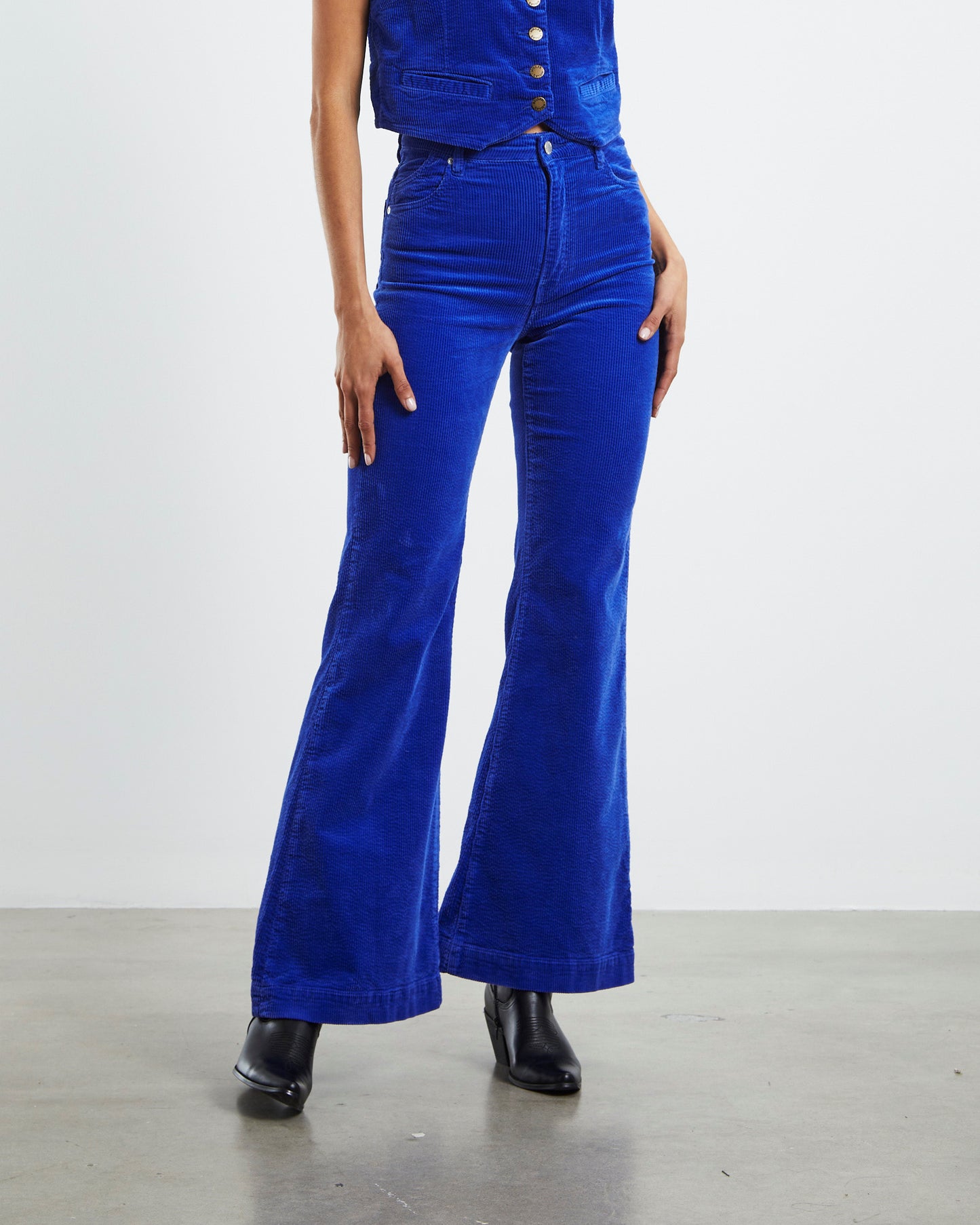 Eastcoast Flare Jeans Electric Blue Cord