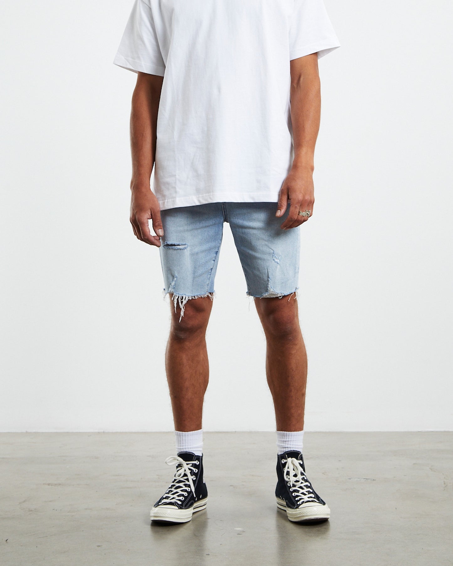 Z-Roadie Denim Shorts Corsair Destruct