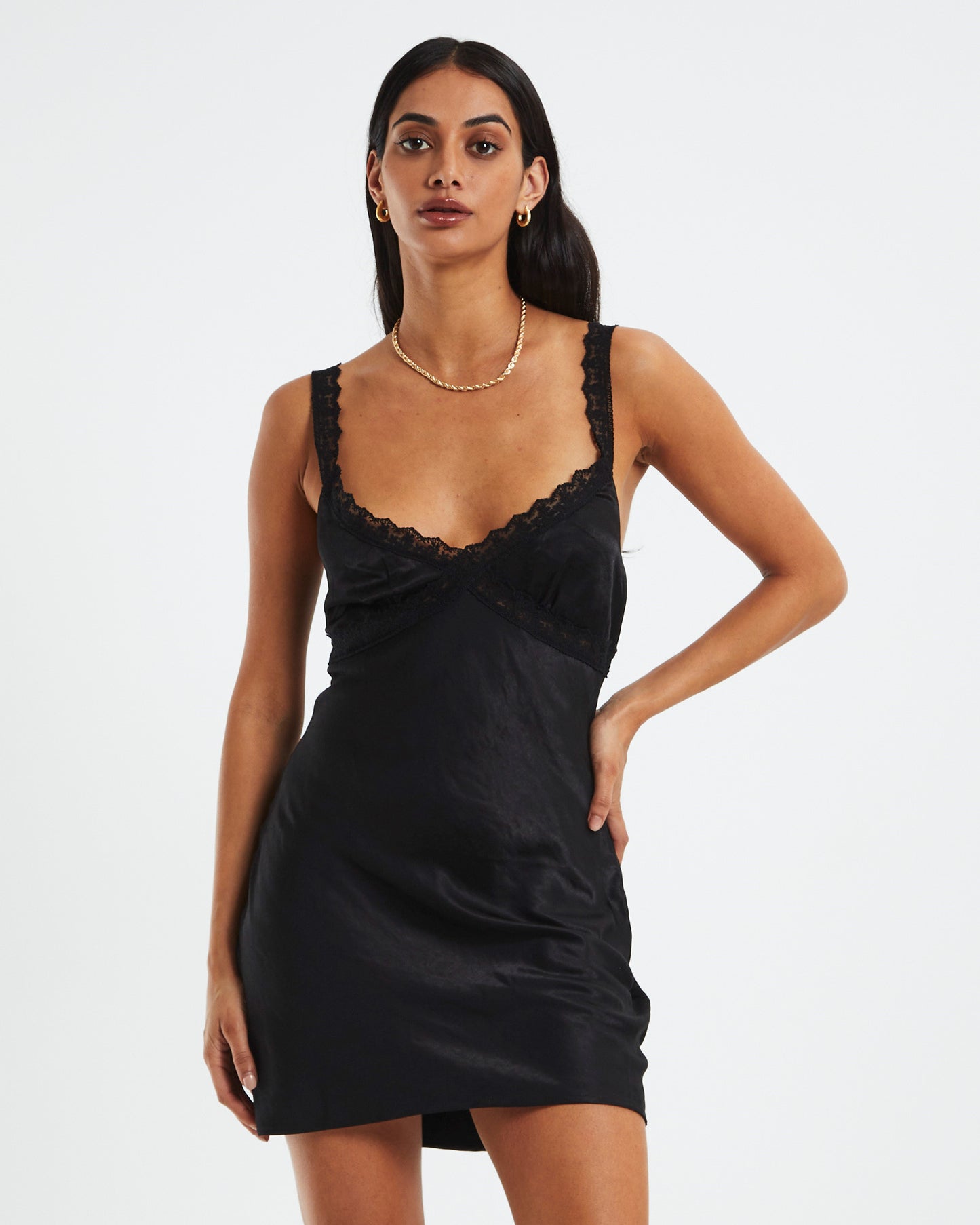 Elodie Lace sert Slip Dress
