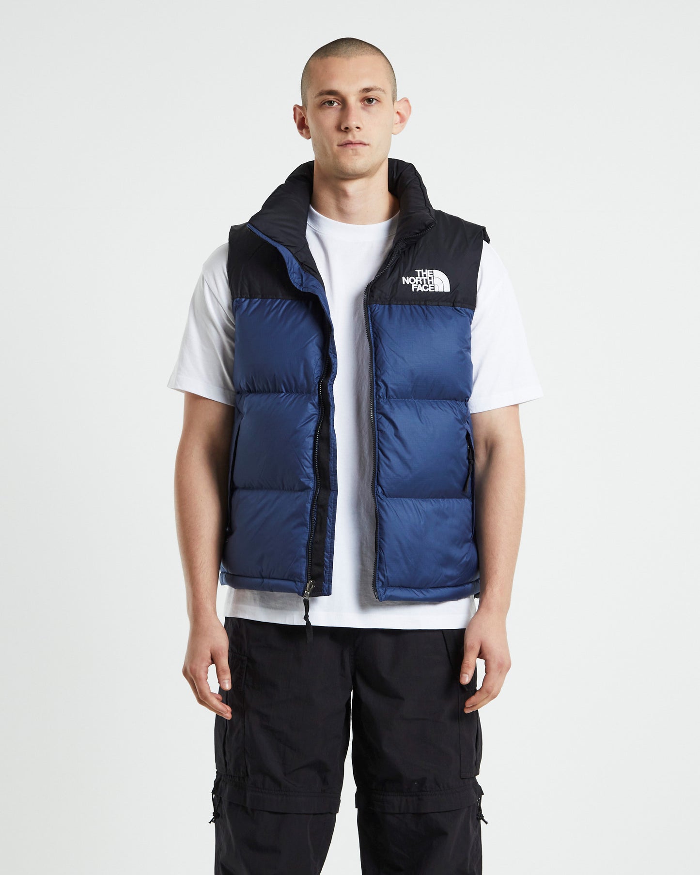 96 Retro Nuptse Vest Shady Blue