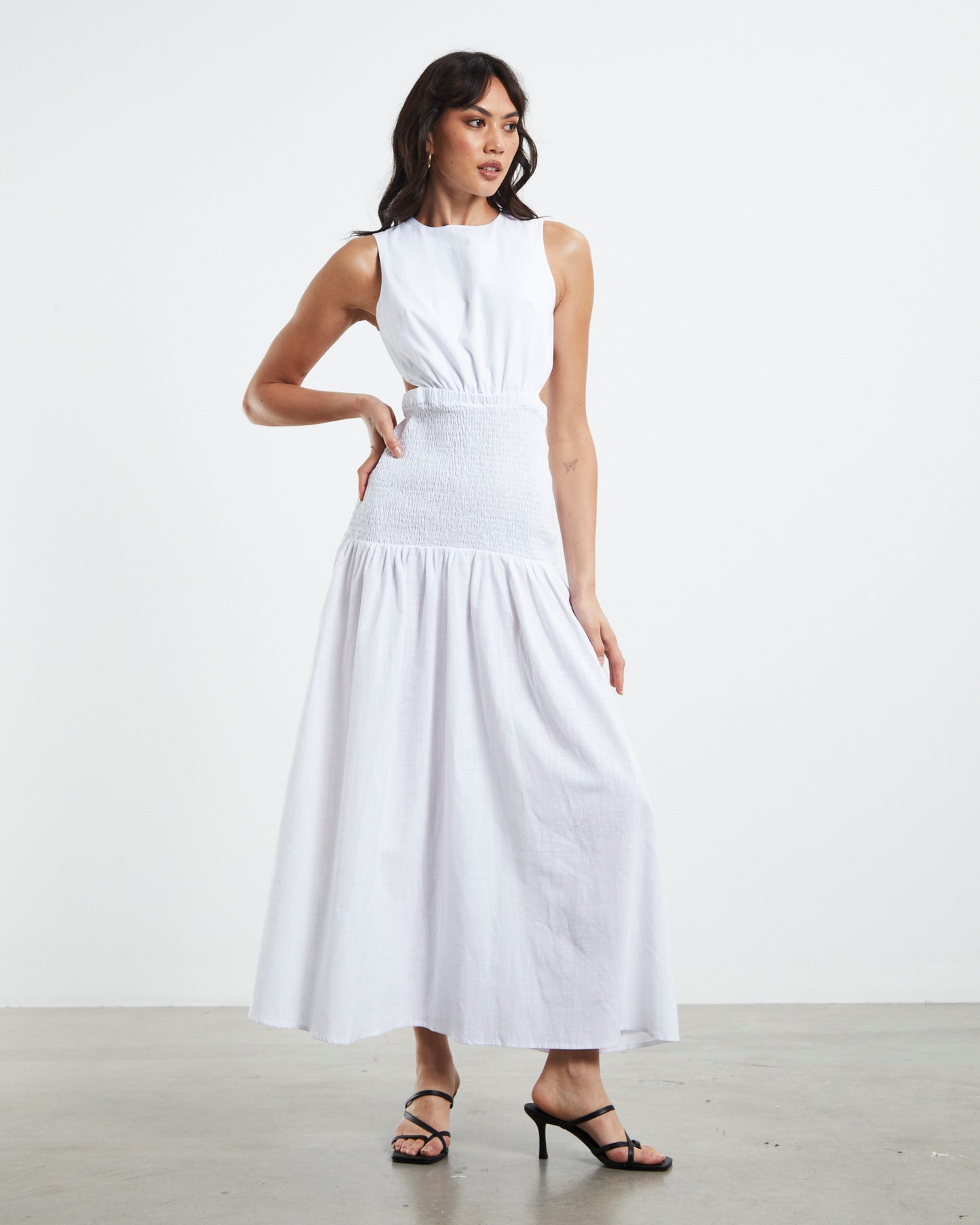 Lottie Dress White