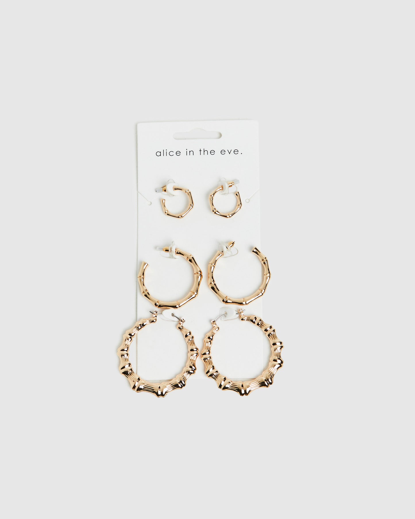 Bronte Bamboo Hoops Multi Pack Gold
