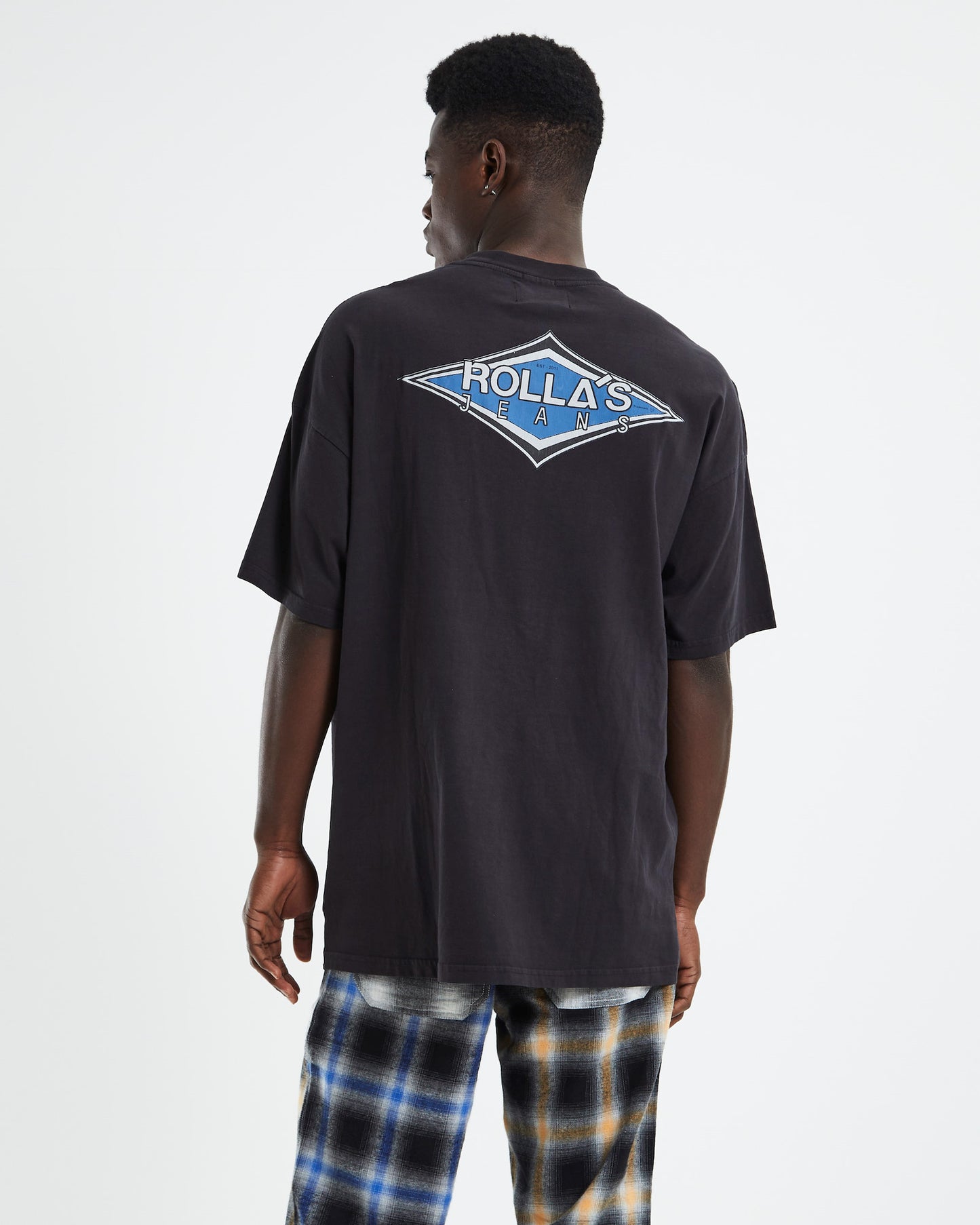 Heavy Diamond Short Sleeve T-Shirt Black