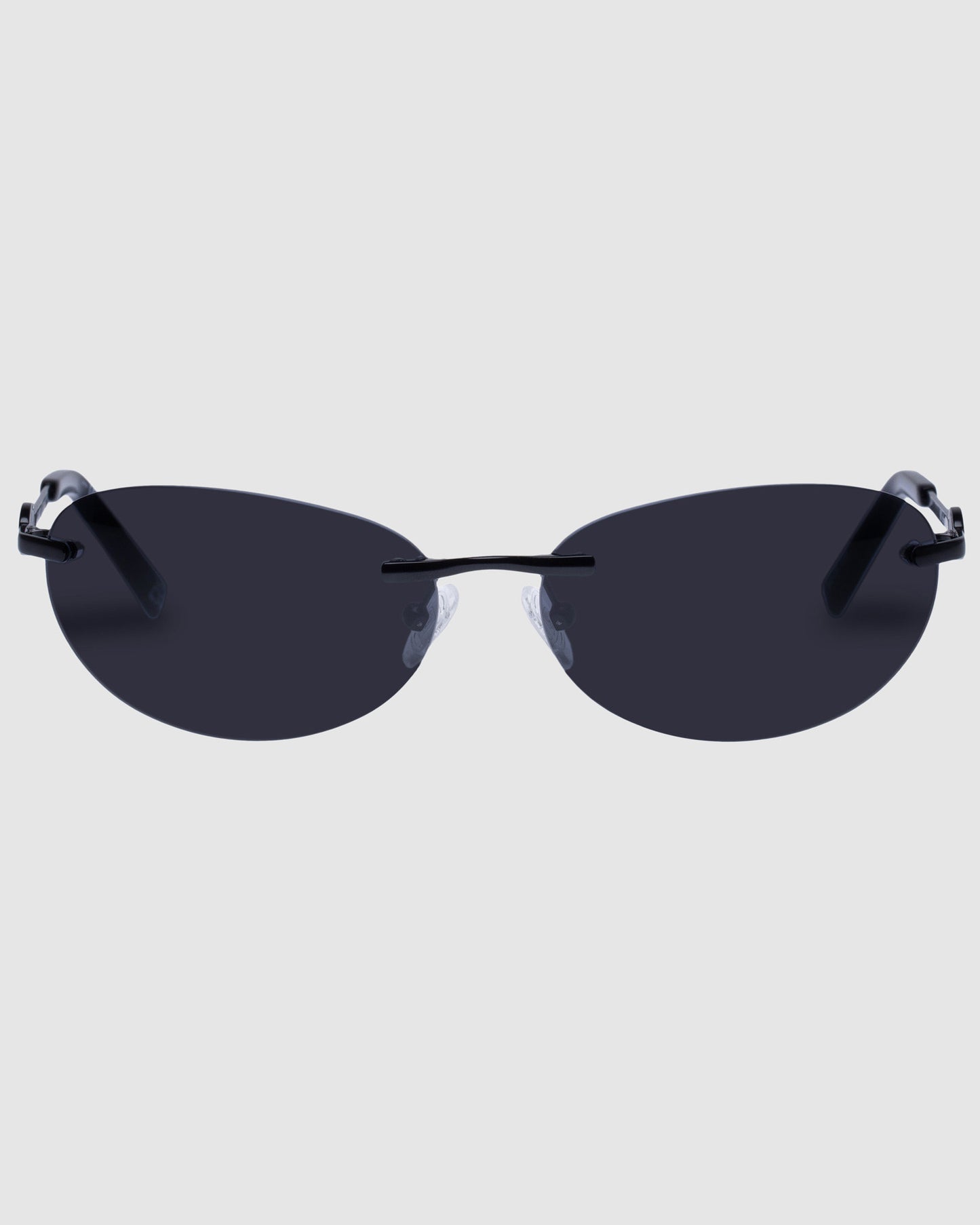 Slinky Sunglasses Matte Black Smoke