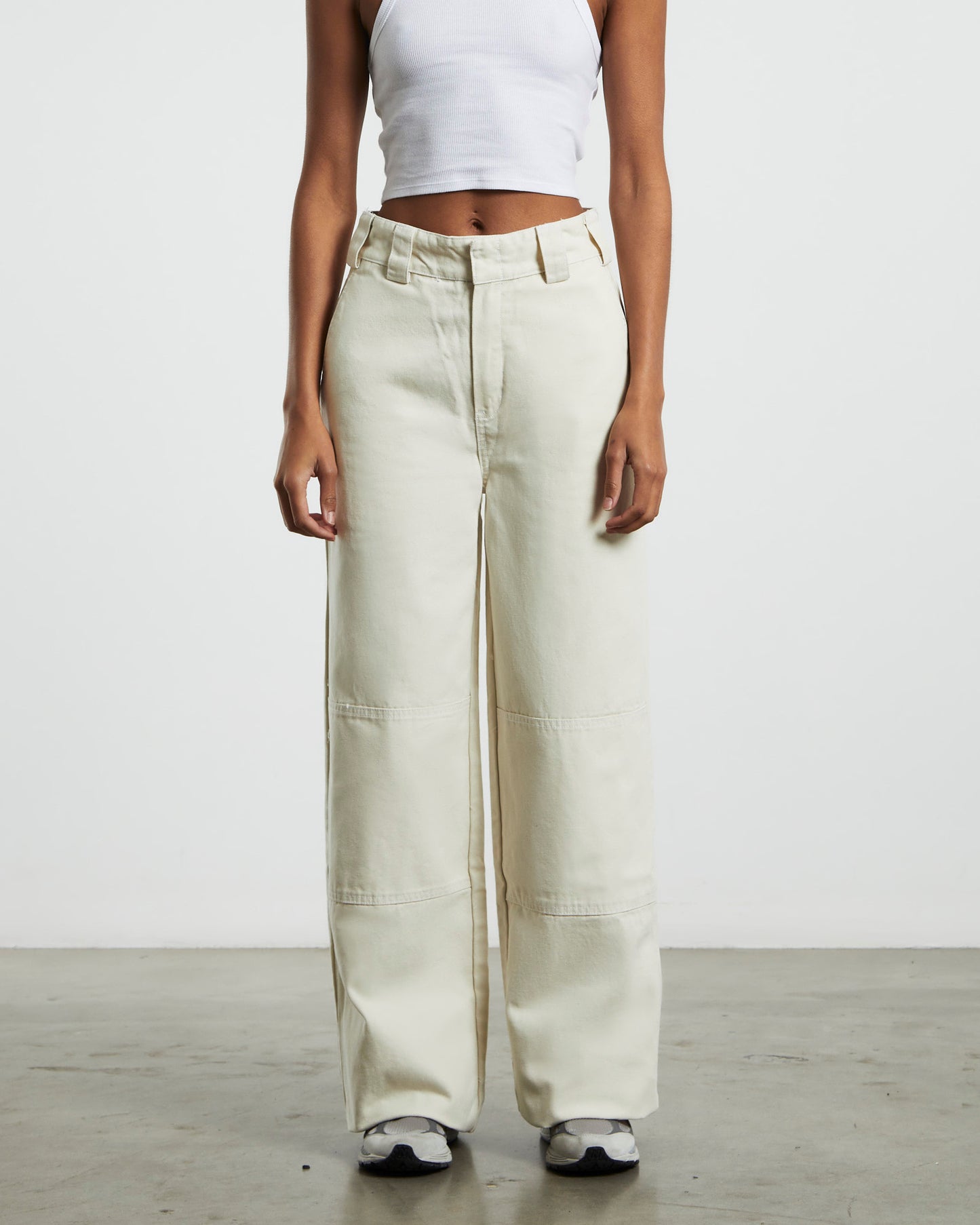 Jasper Wide Leg Pants Bone White