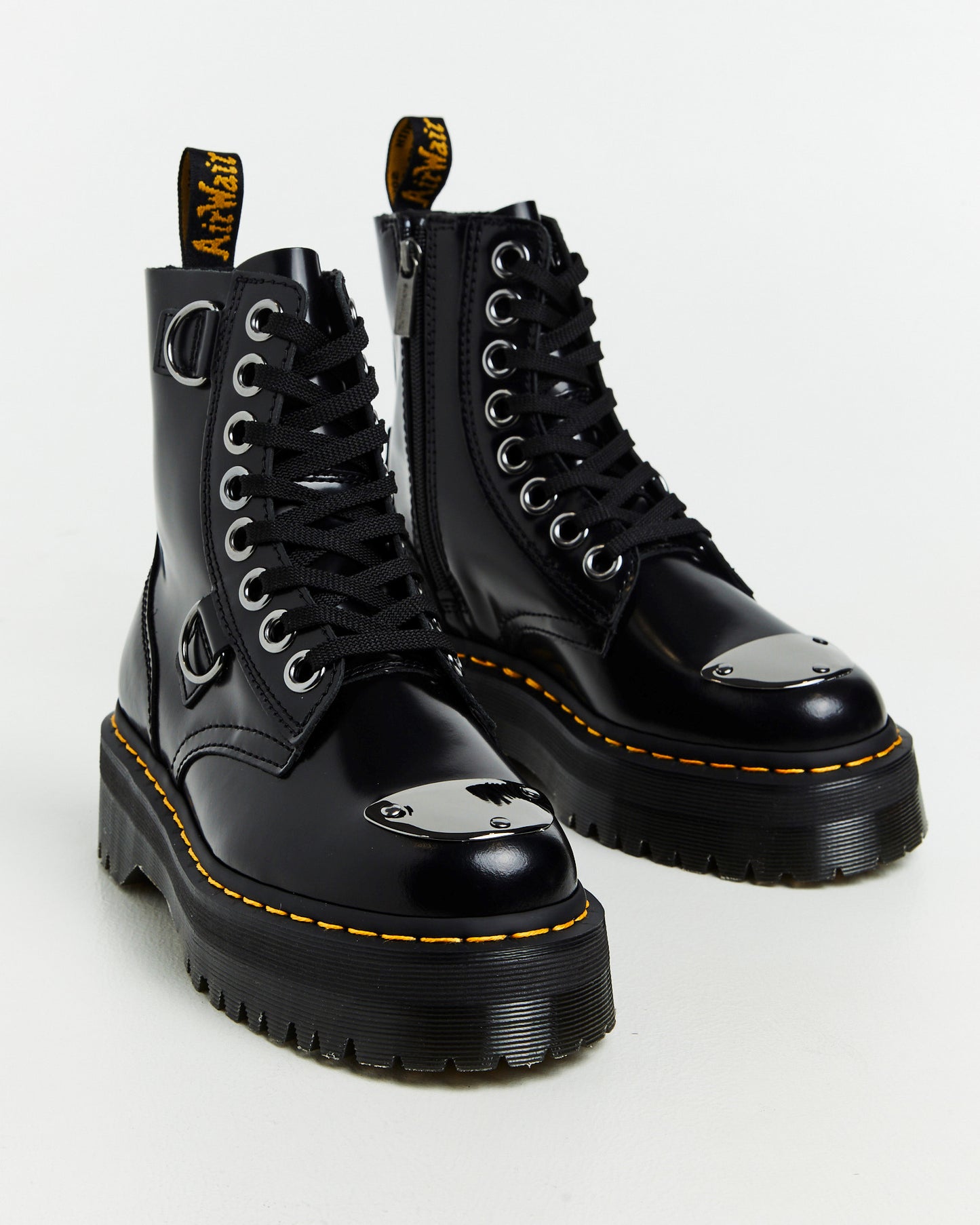 Jadon Alt 8 Eye Boots Black Buttero
