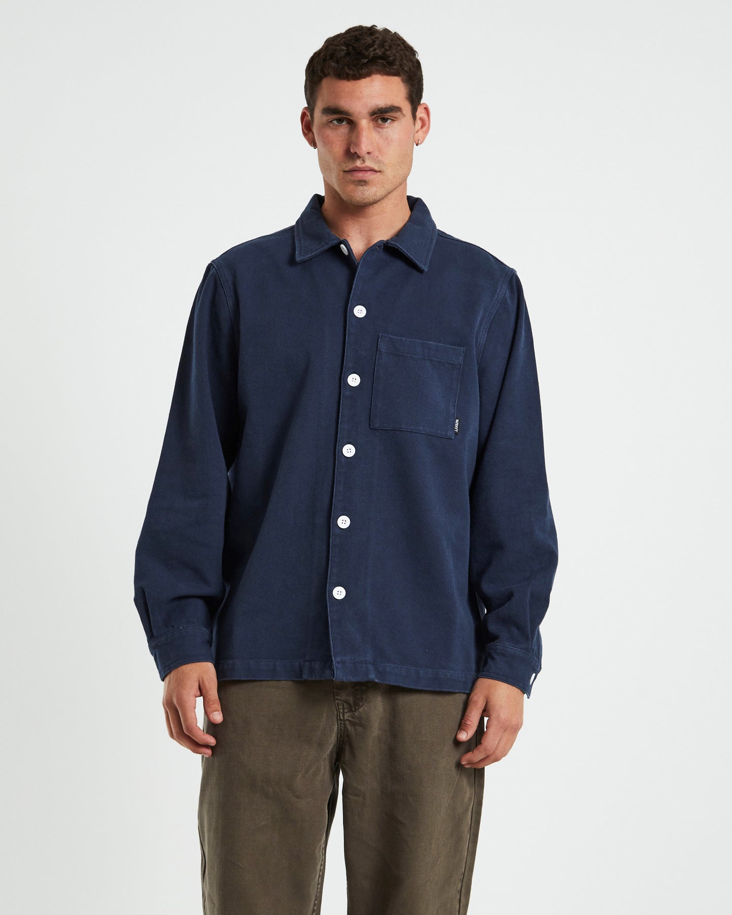 ES War Long Sleeve Overshirt Navy