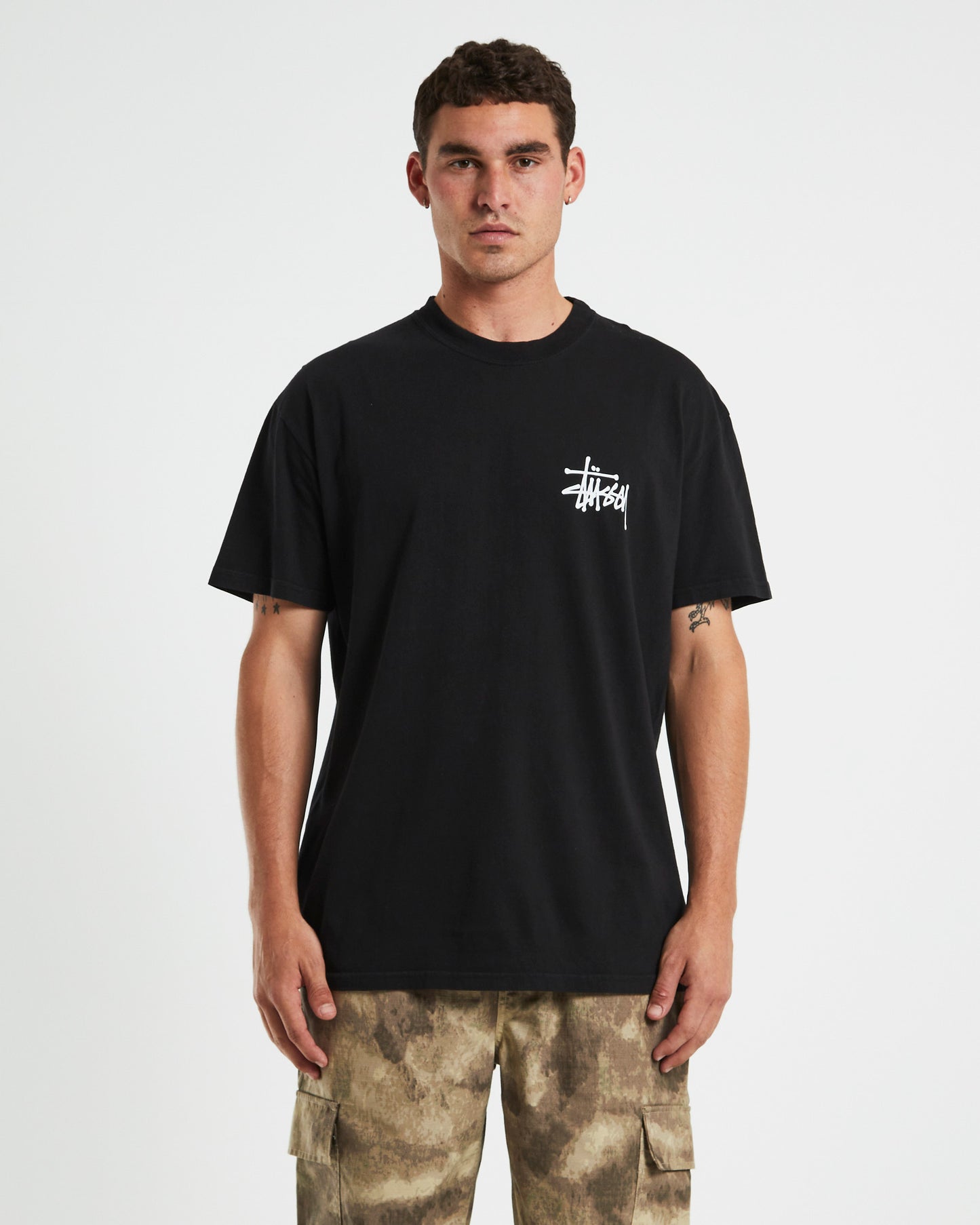Peace Crown 50-50 Short Sleeve Tee Pigment Black