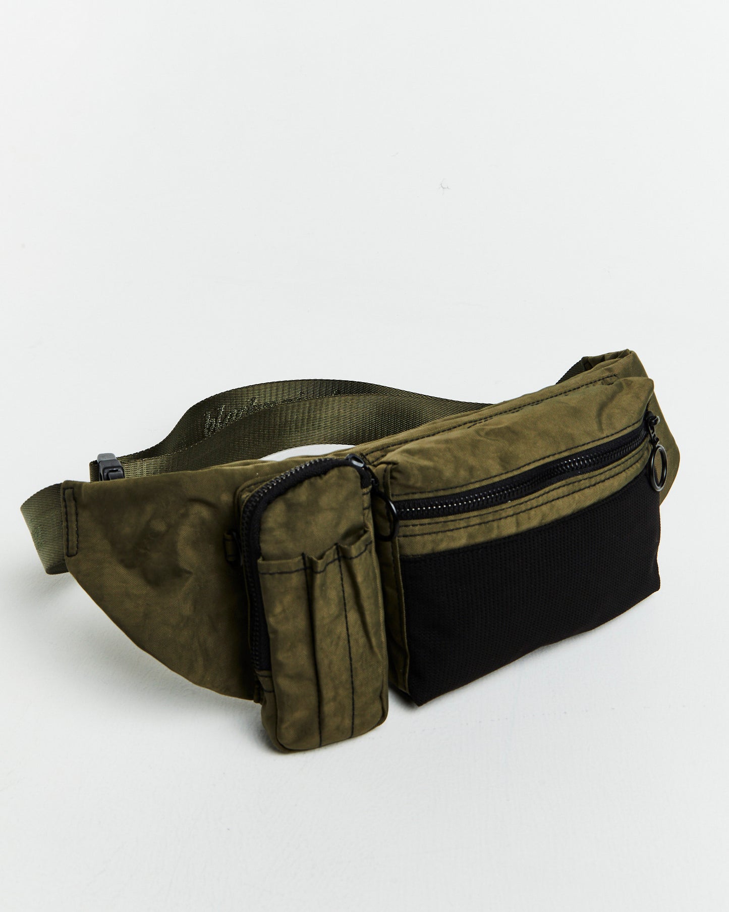 Multi Pocket Pouch Bum Bag in Green