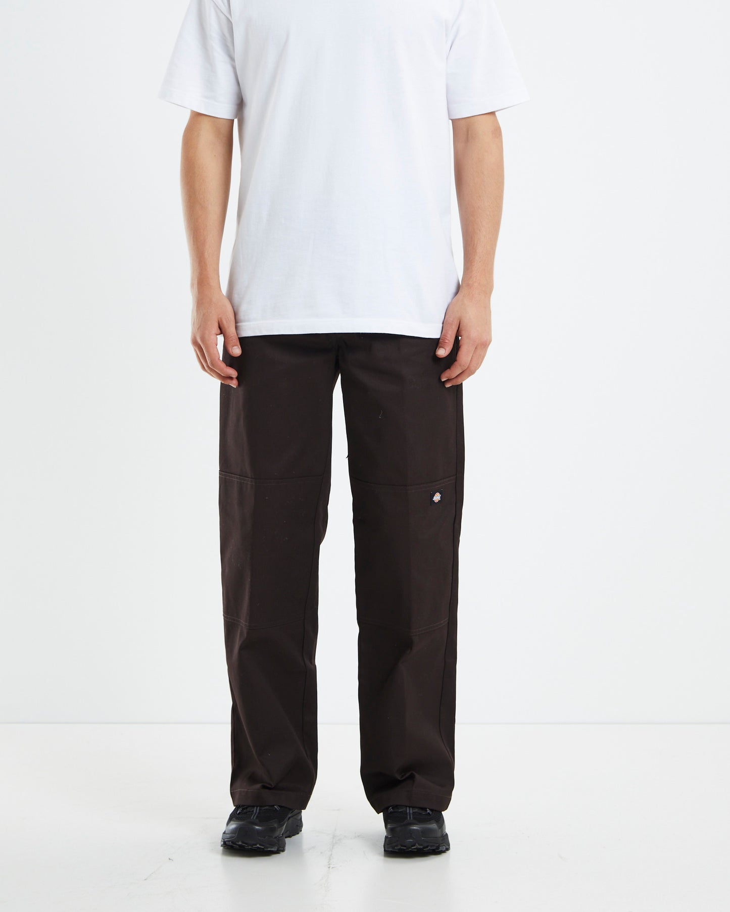 85-283 Loose Fit Pants Dark Brown