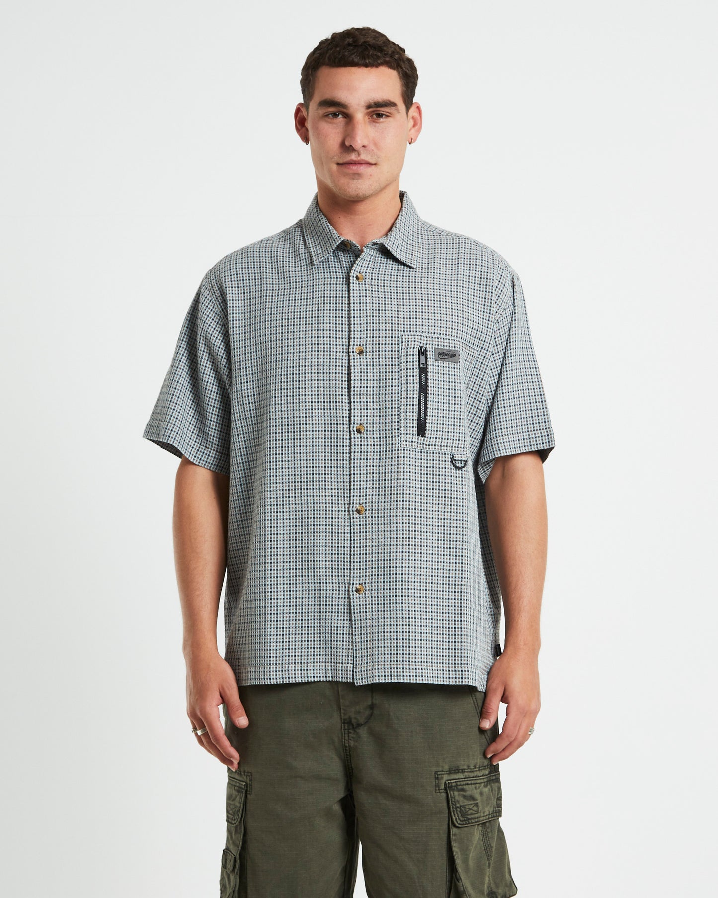 Hiker Short Sleeve Shirt in Blue