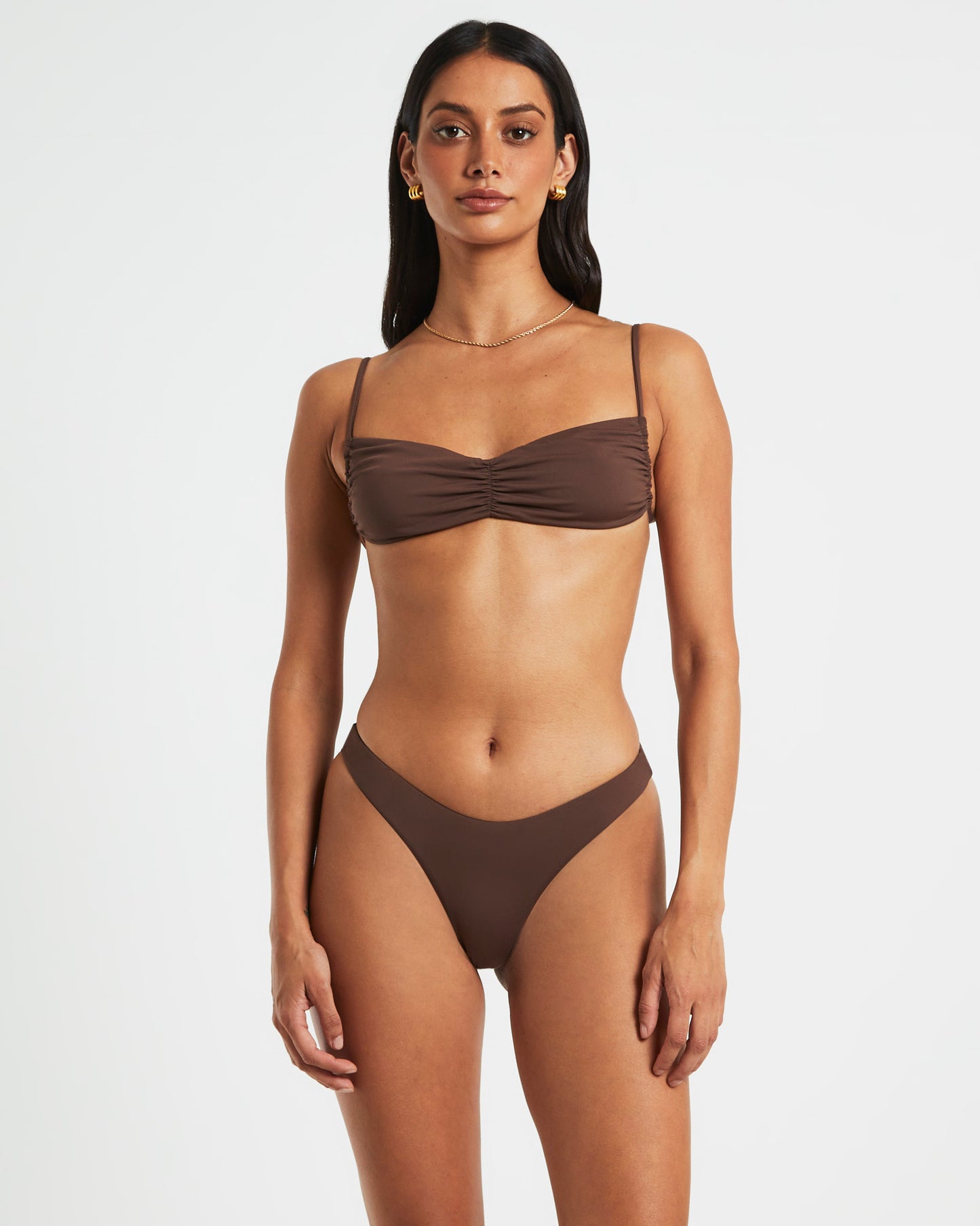 Gather Front Bikini Top