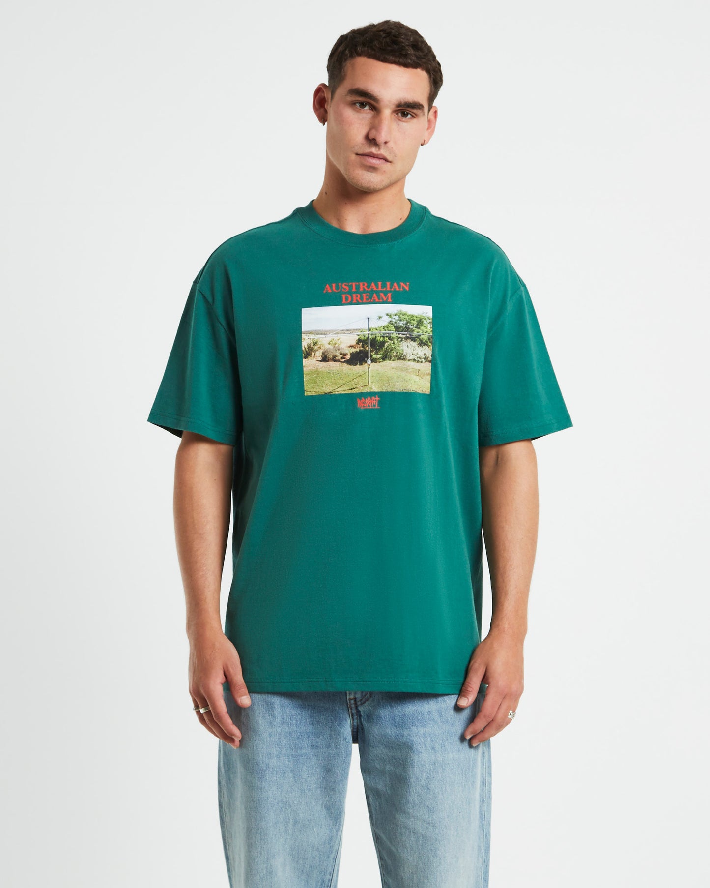 Australian Dream Short Sleeve T-Shirt in Green