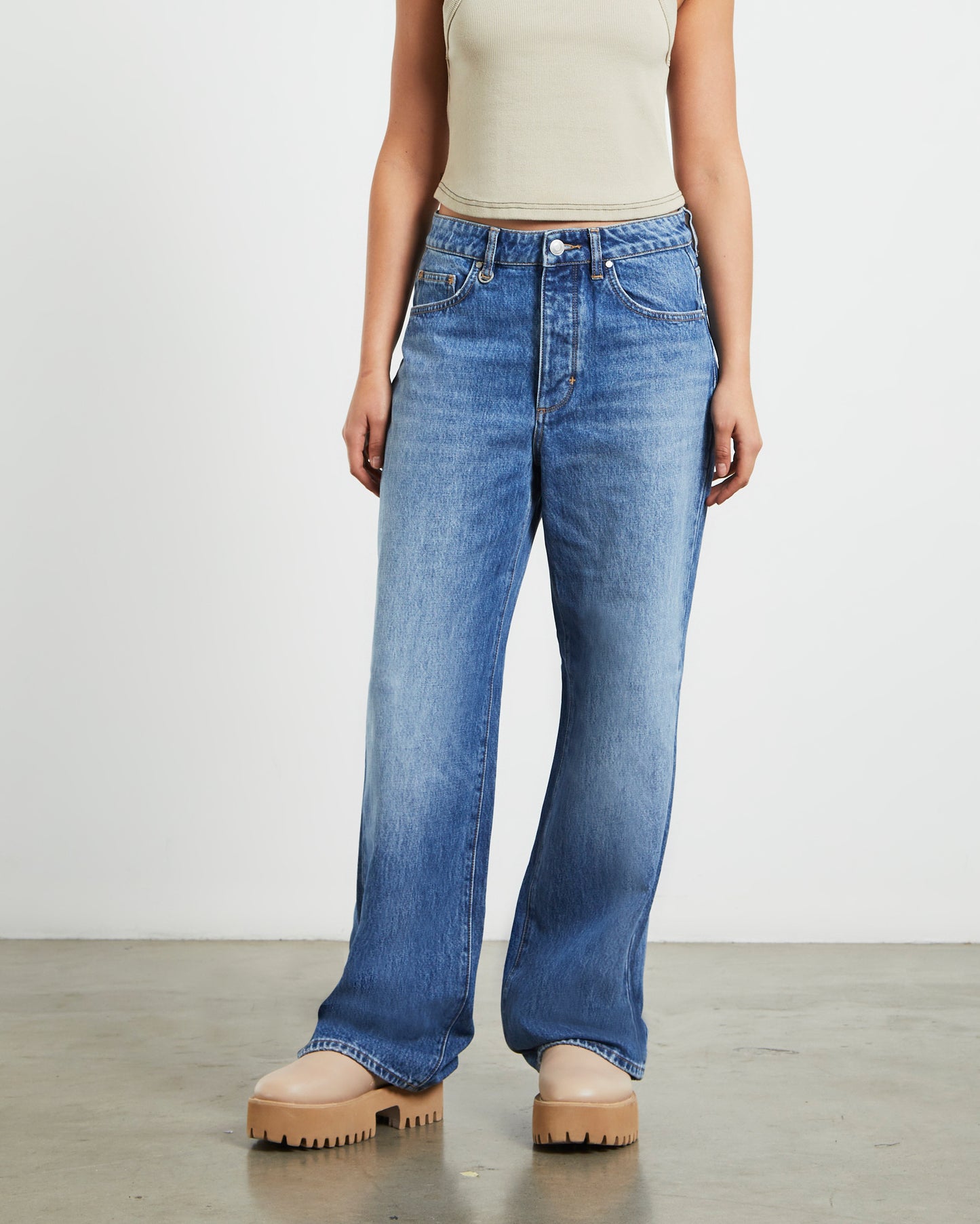 Coco Relaxed Denim Jeans Testament