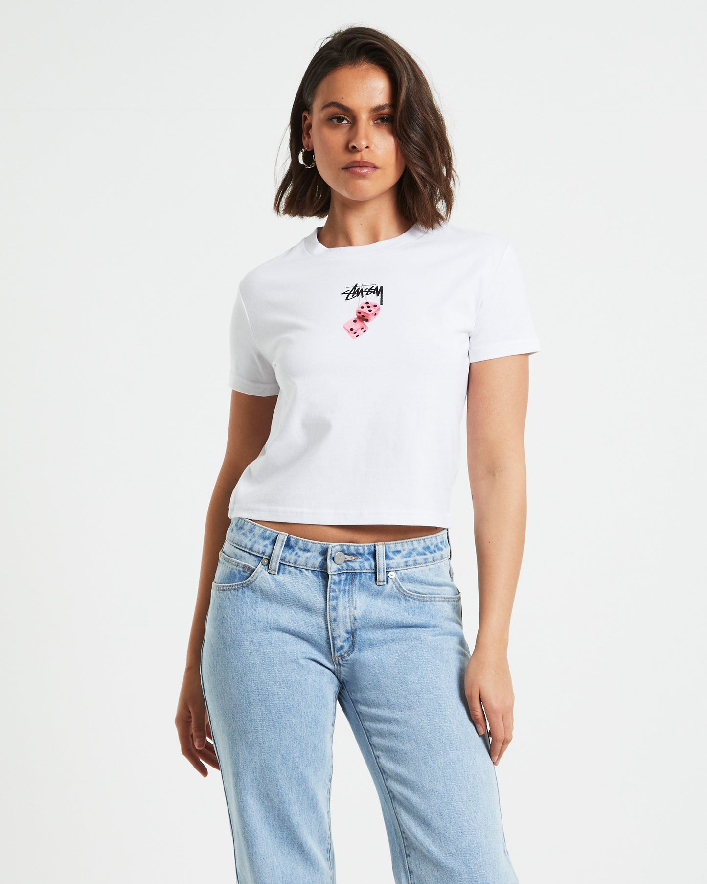 Fuzzy Dice Short Sleeve Slim T-Shirt