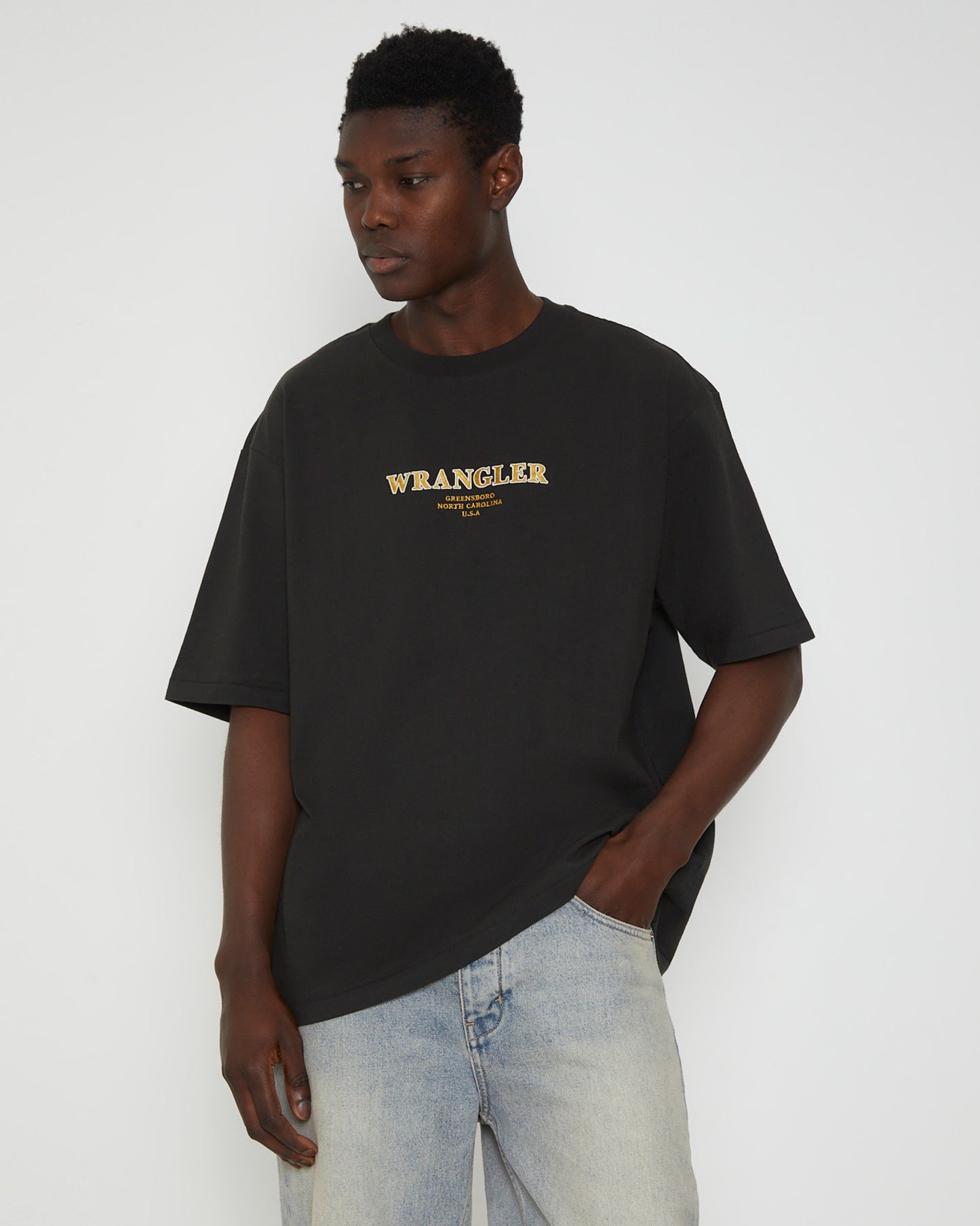 Revival Slacker Short Sleeve T-Shirt in Worn Black