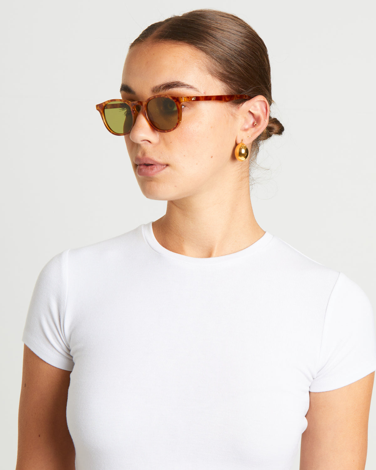 Club Royale Sunglasses in Vintage Tort/Olive Mono VINTAGE TORT/OLIVE MONO