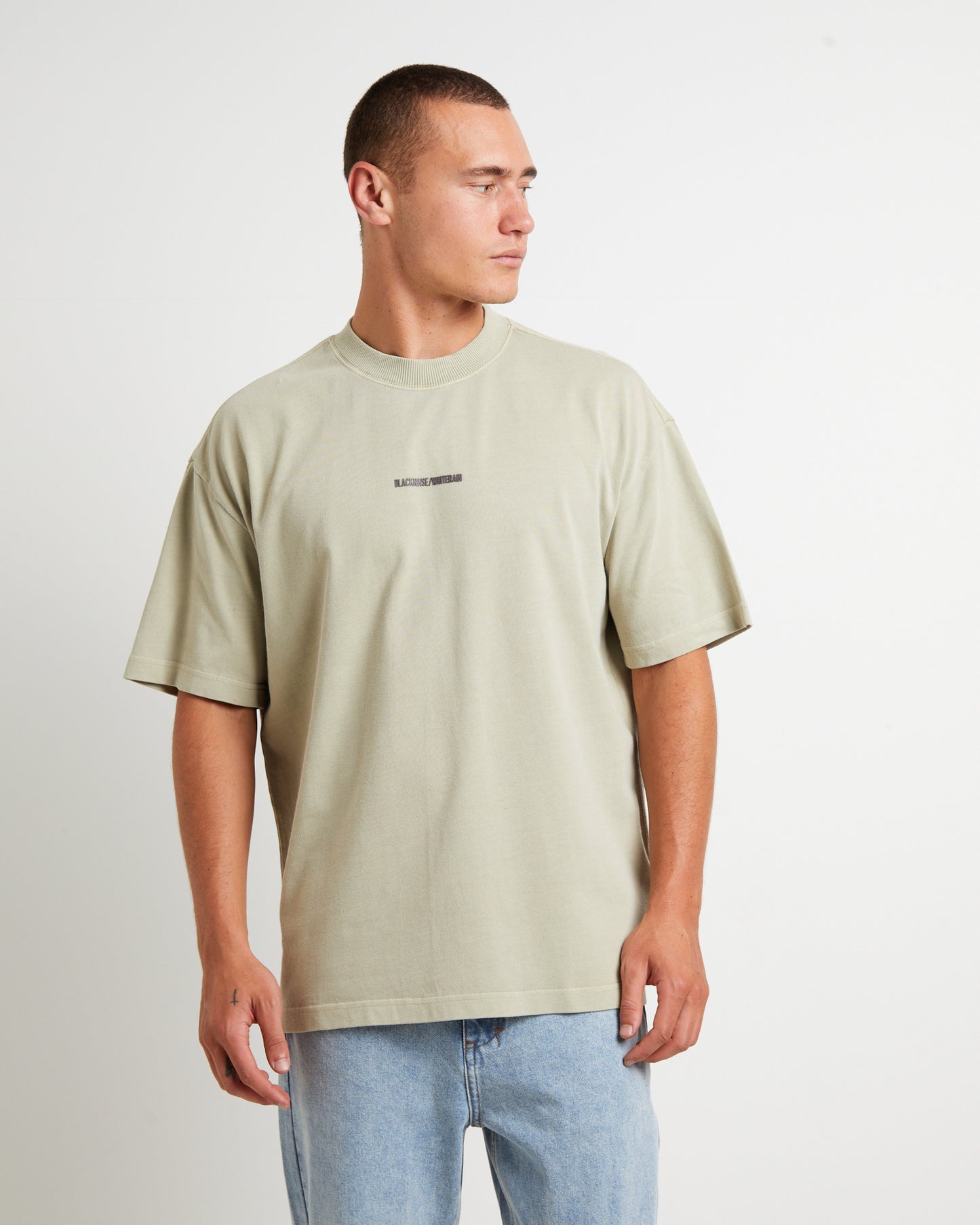 BNWR Logo Short Sleeve T-Shirt in Stone