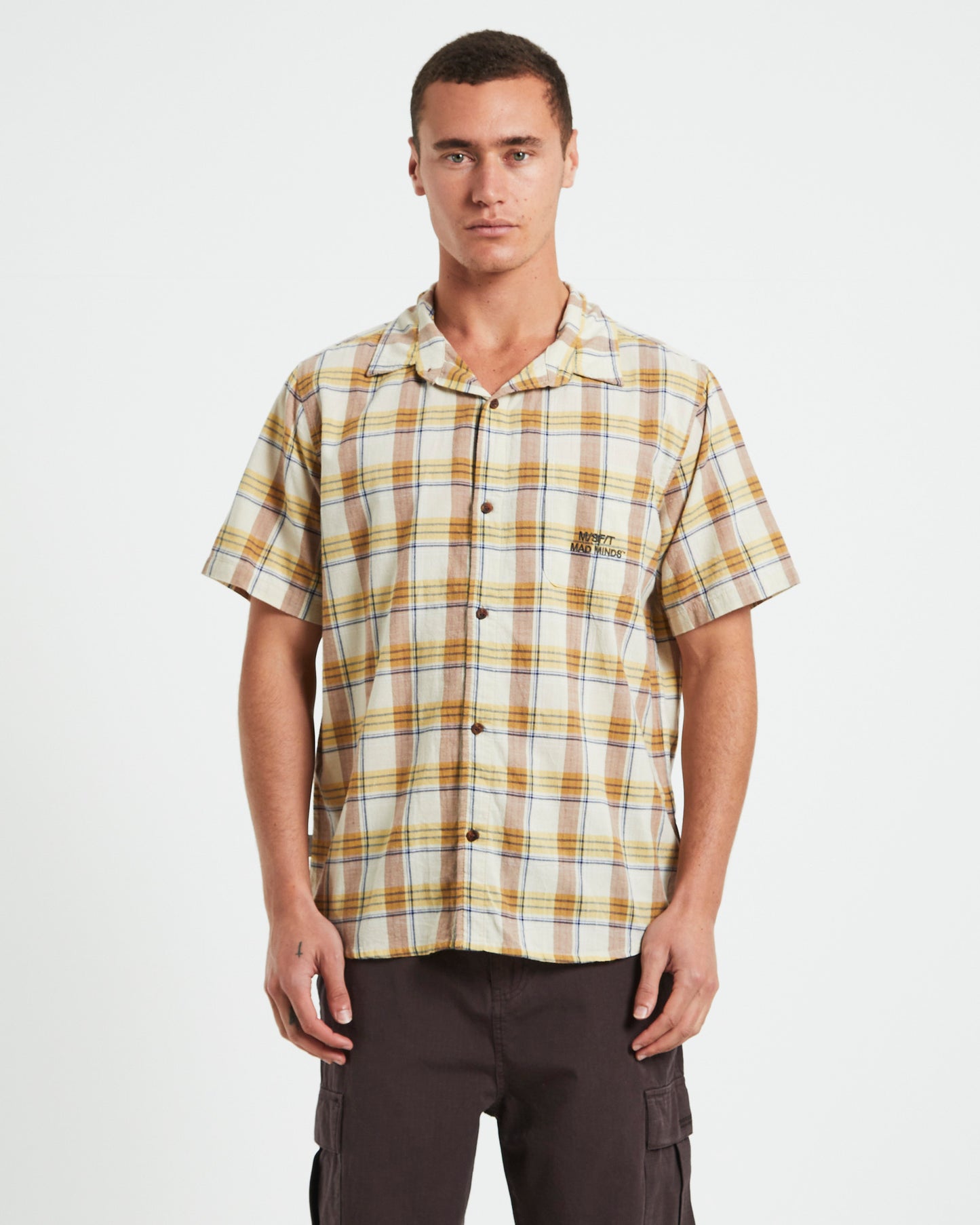 Darling Quartz Short Sleeve Shirt in Tan