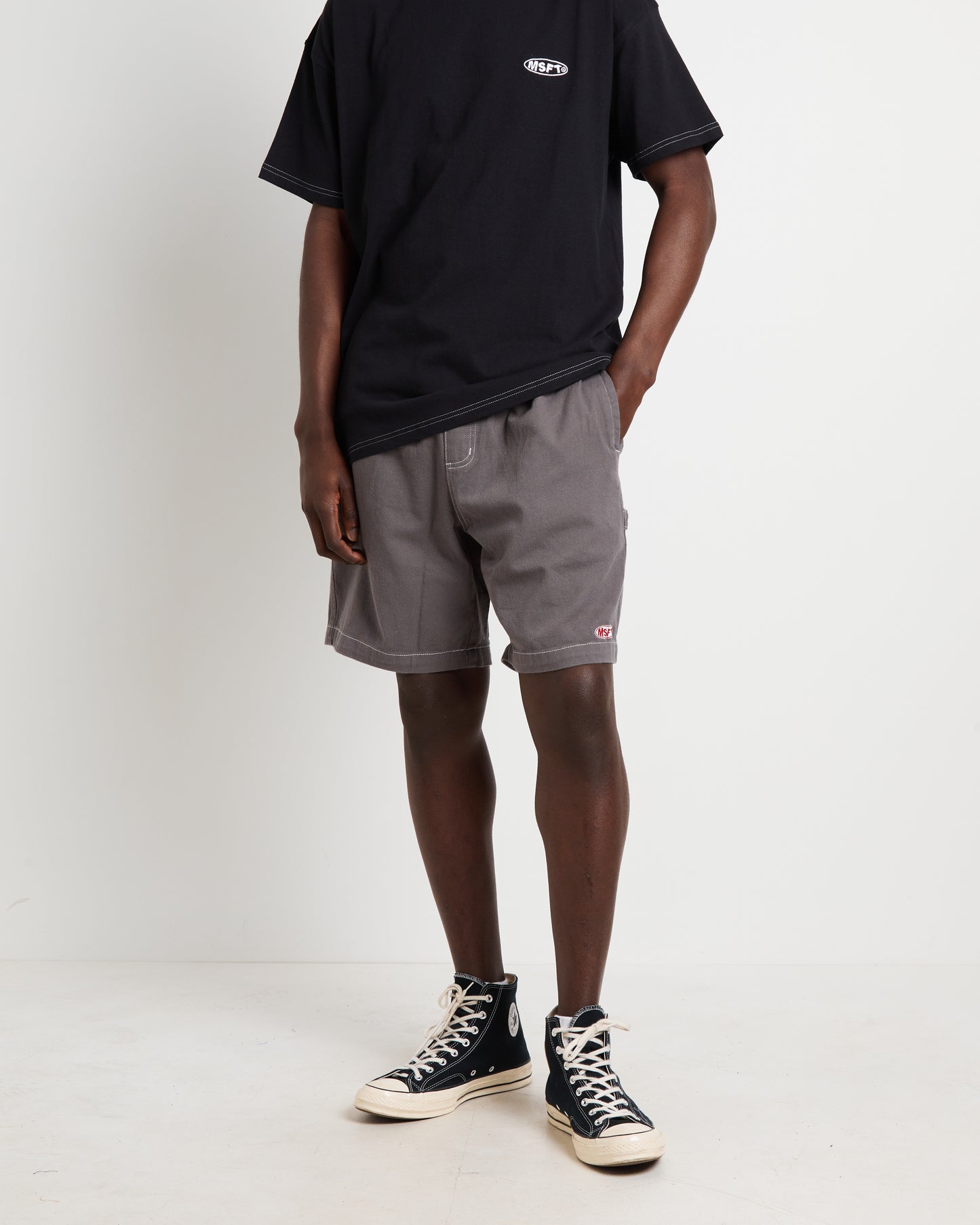 Edge Of Care 20" Shorts in Ridge Grey