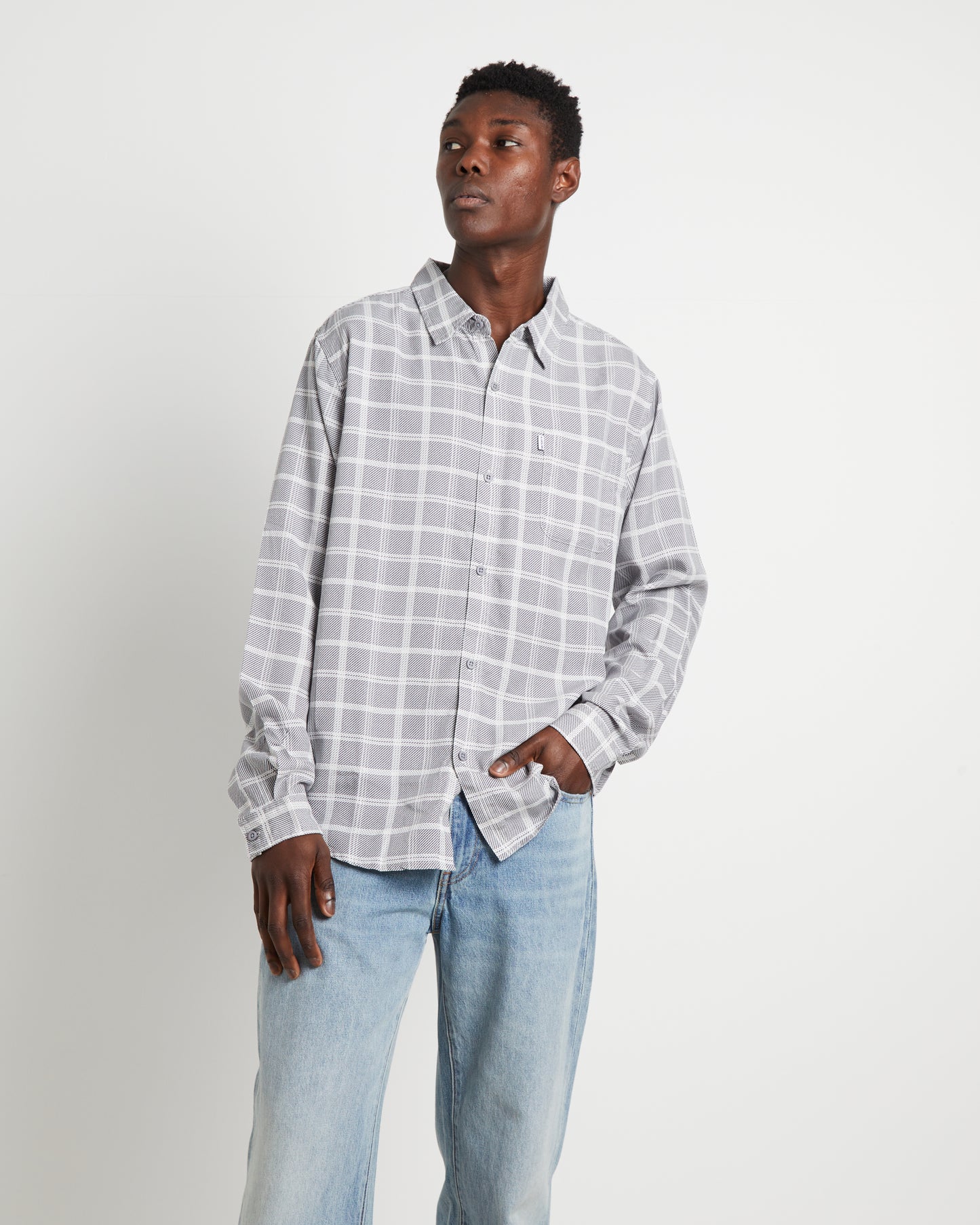 Ennat Long Sleeve Shirt in Check Print