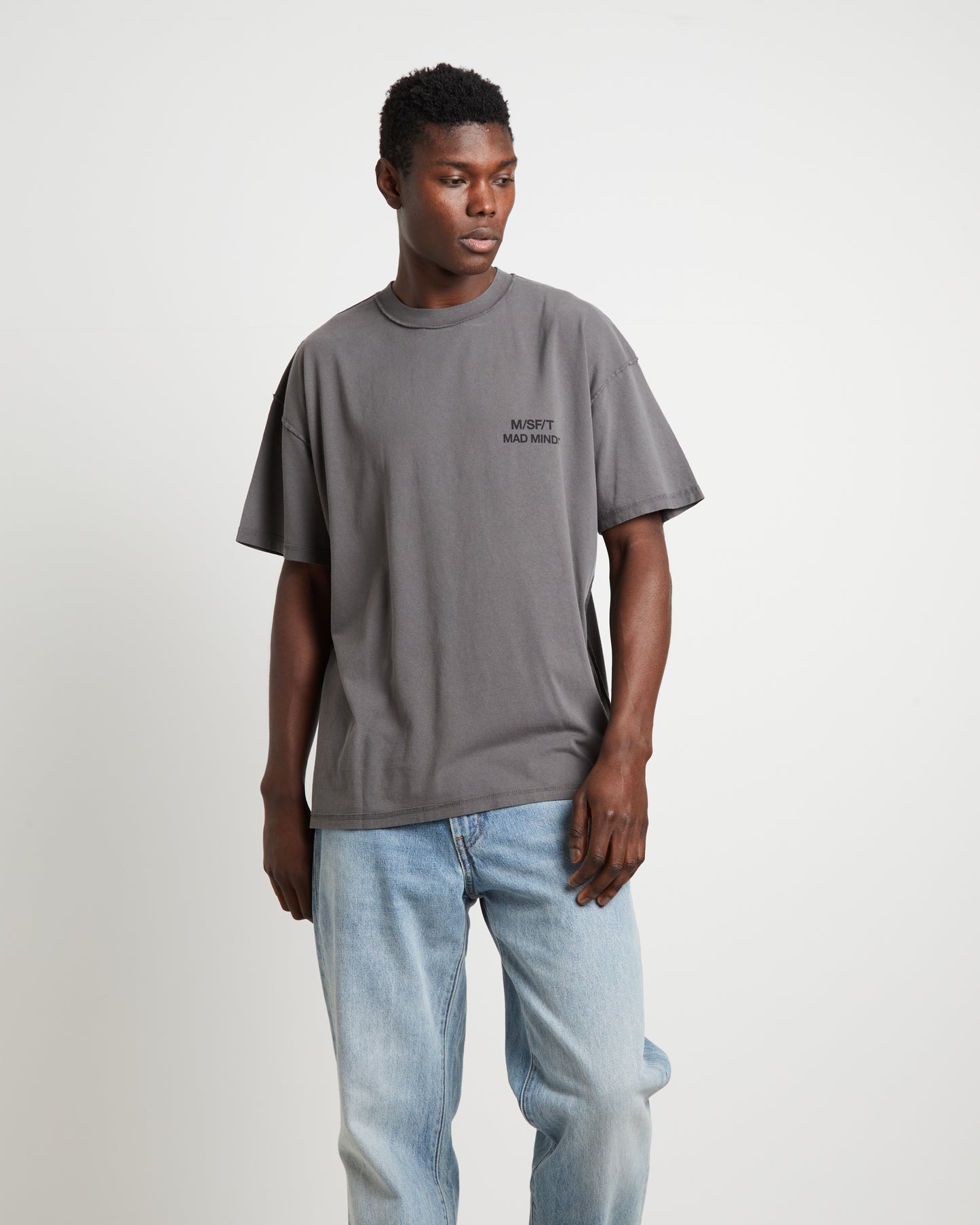 Worner Reverse short Sleeve T-Shirt in Black