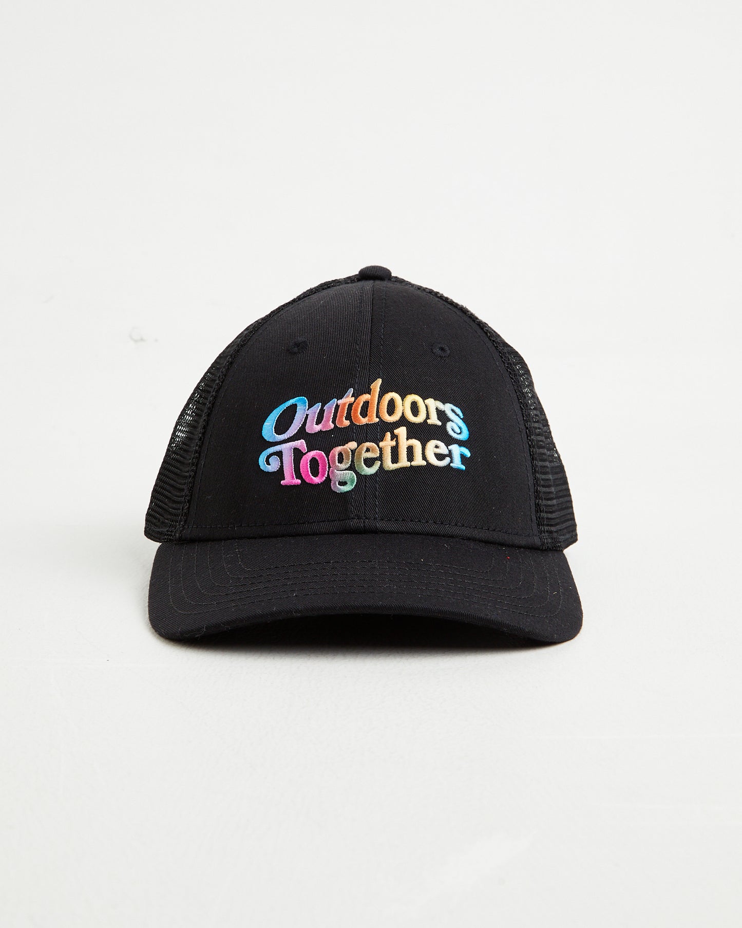 Mudder Trucker Black/Pride Graphic
