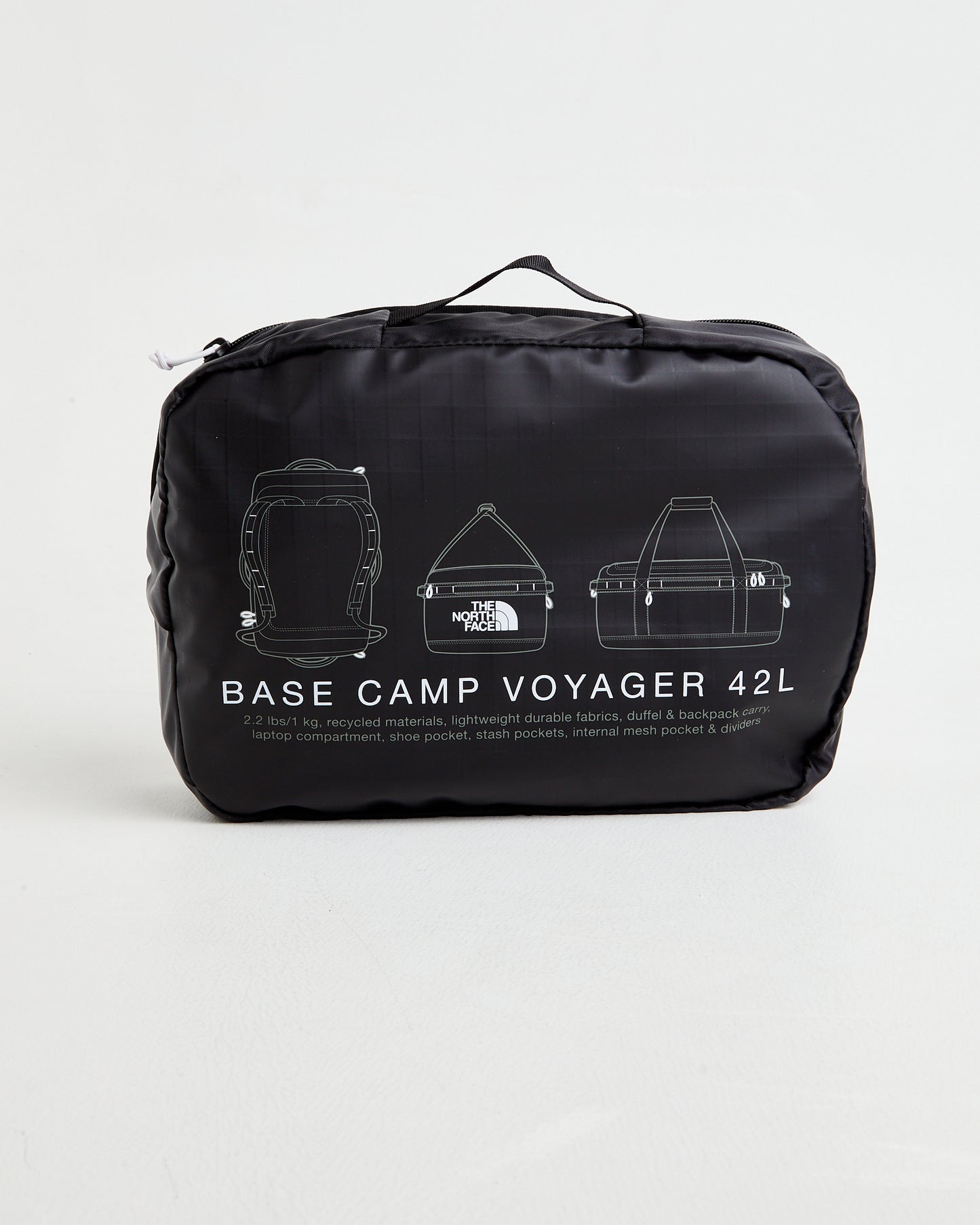 Base Camp Voyager Duffel Bag 42L in Black