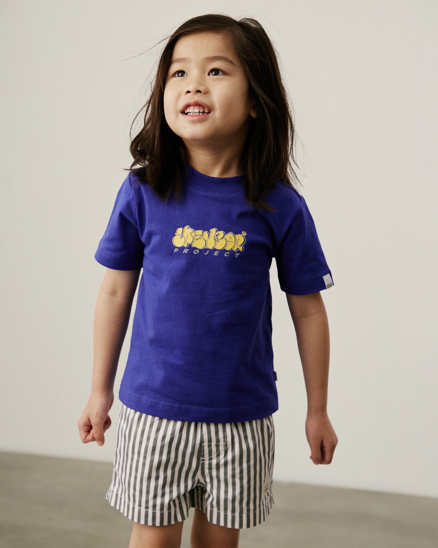 Boys Graffer Short Sleeve T-Shirt in Navy