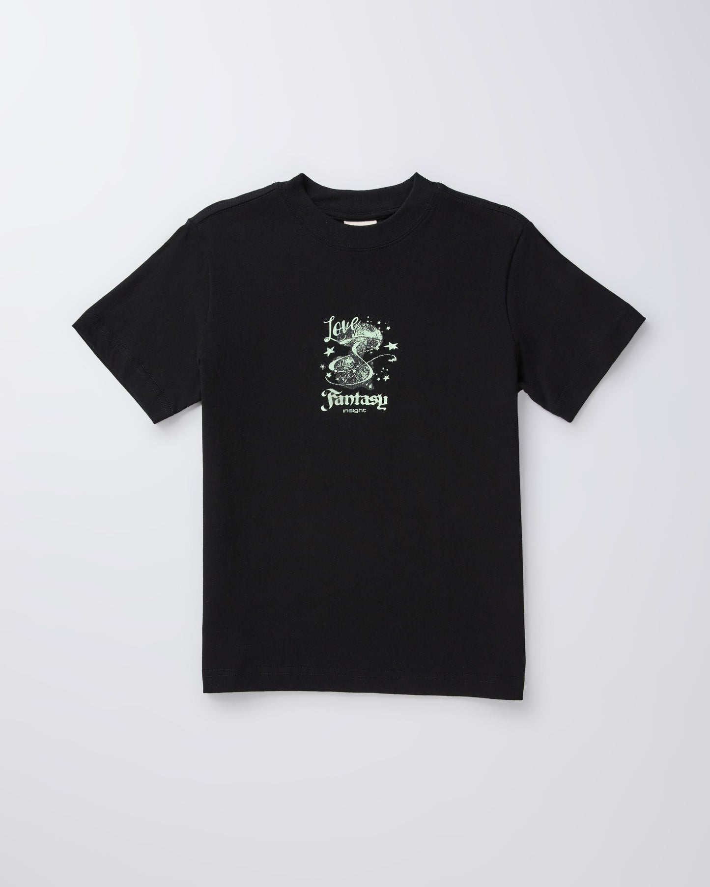 Teen Boys Fantasy Short Sleeve T-Shirt in Black