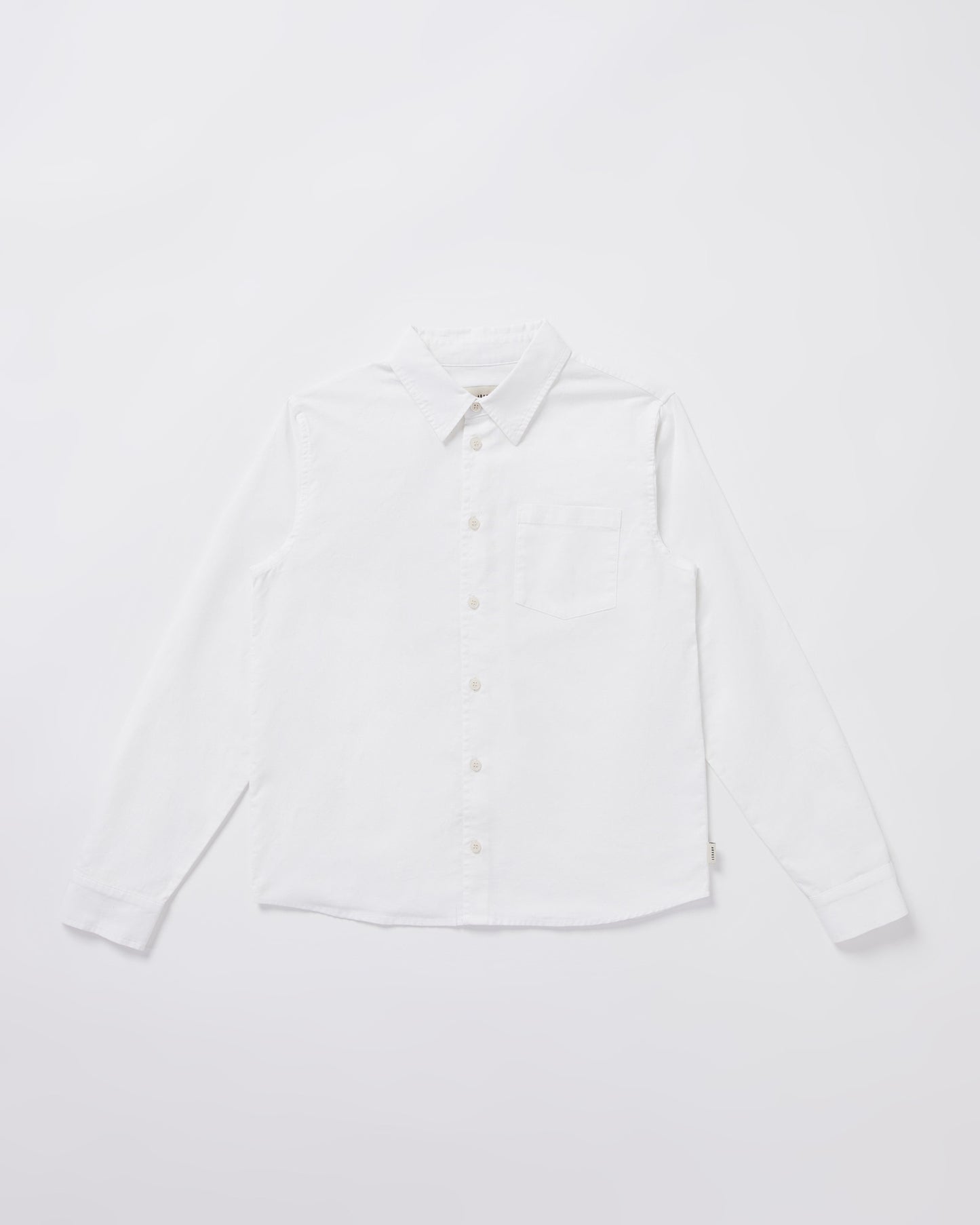 Teen Boys Grover Long Sleeve Shirt in White