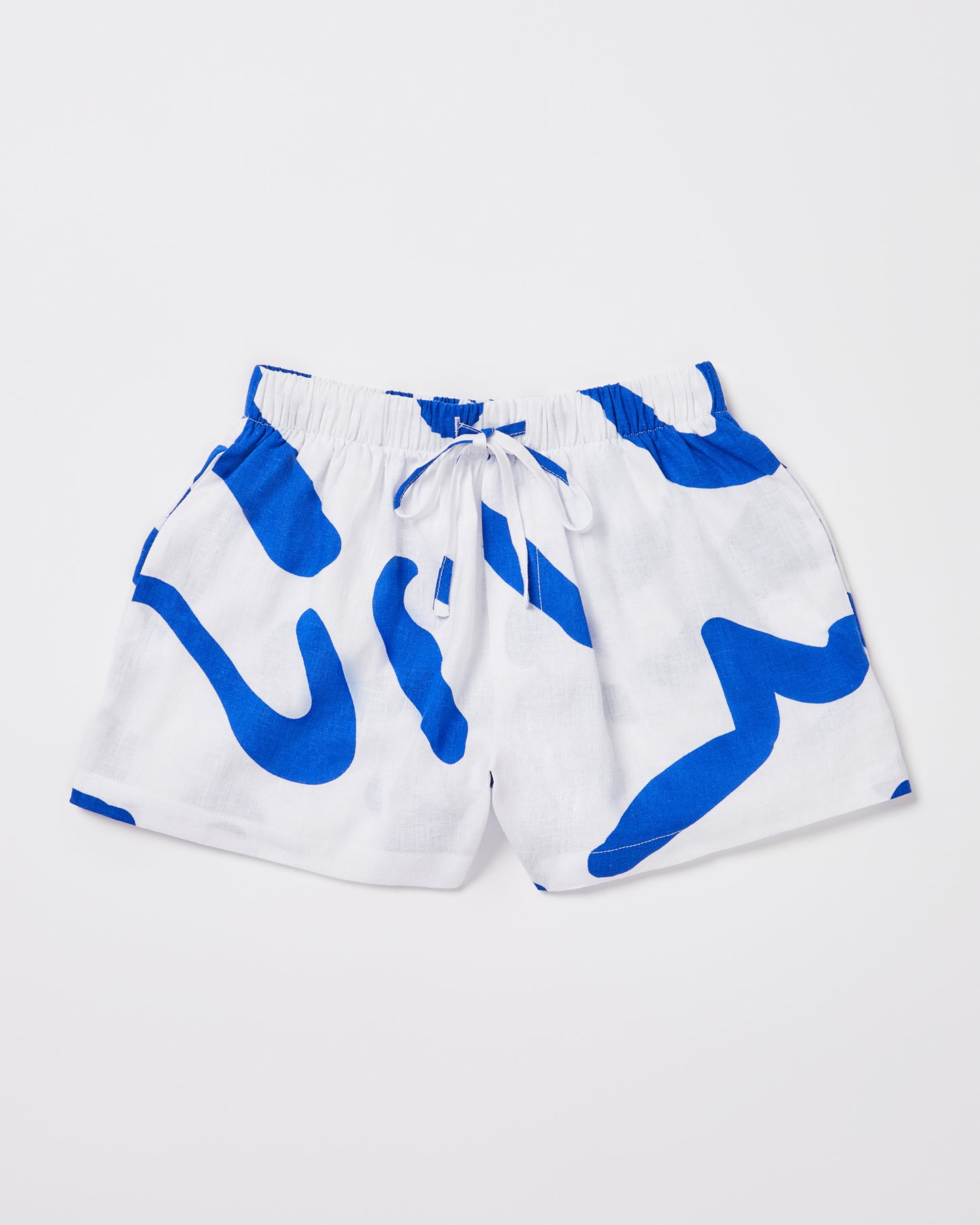 Teen Girls Charlie Swirl Shorts in Blue