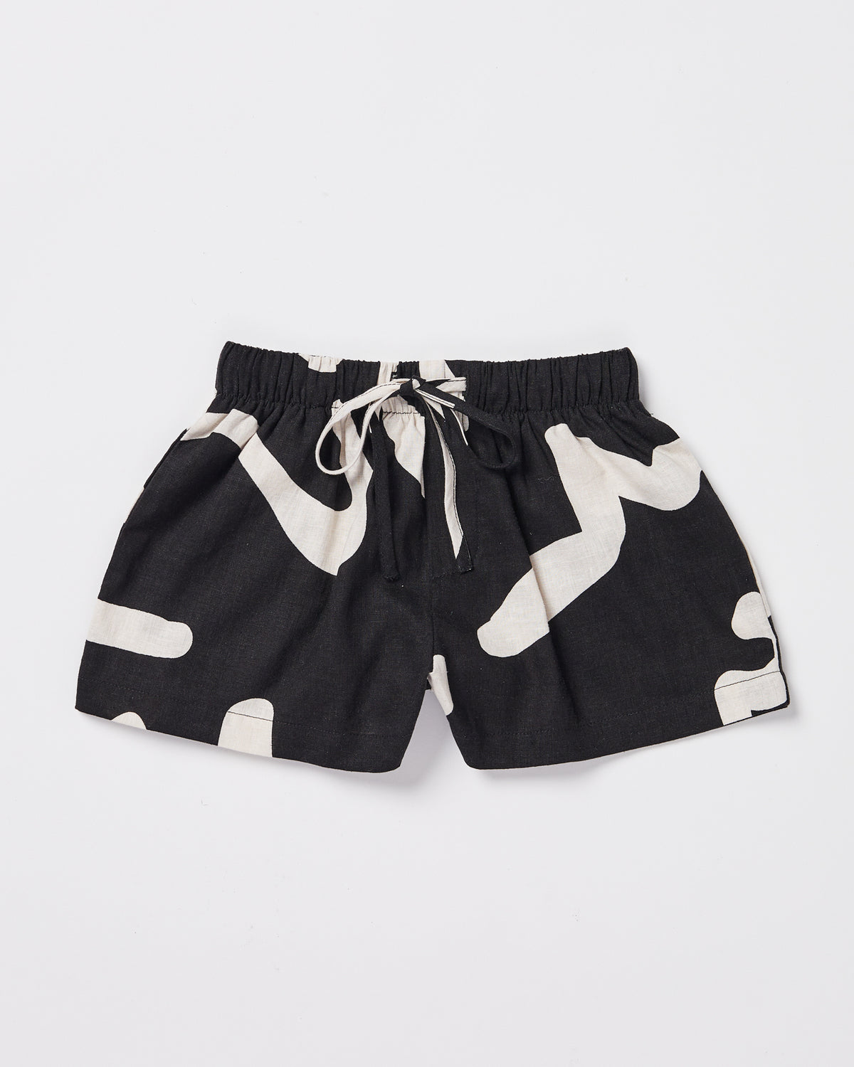T-Shirtn Girls Charlie Swirl Shorts in Black BLACK/WHITE