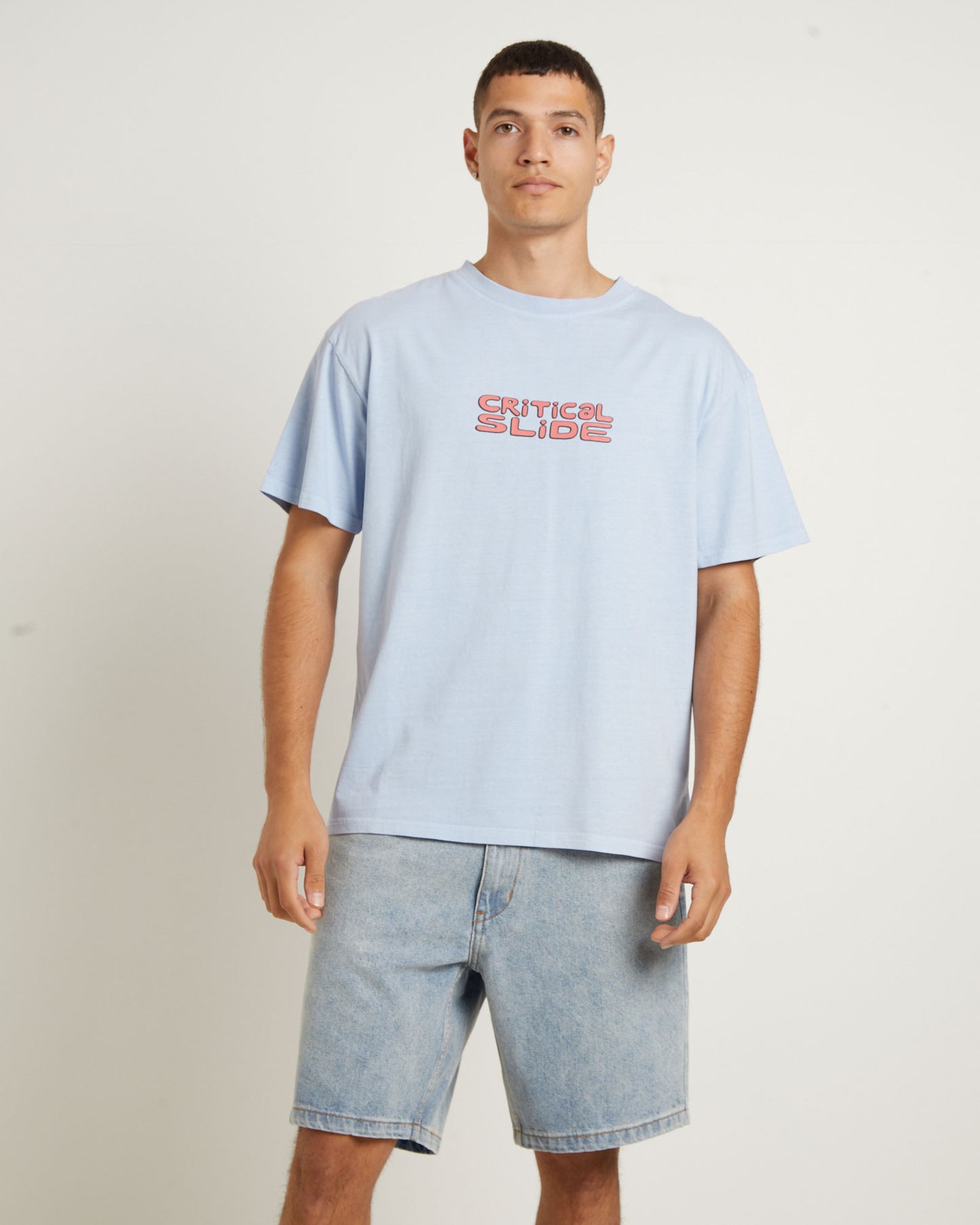 Slider T-Shirt in Sky