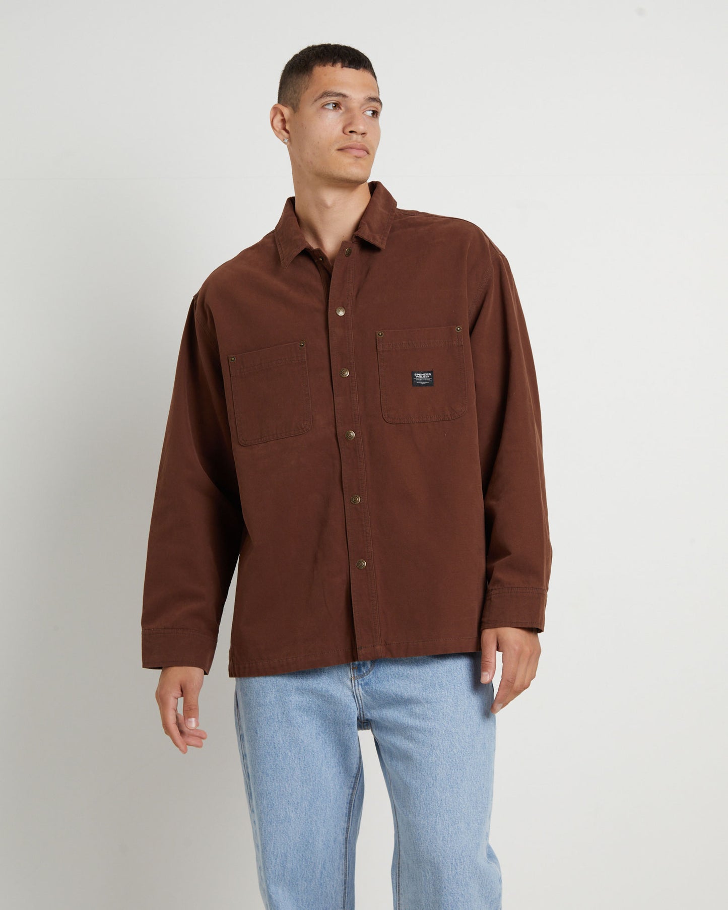 Newcastle Shacket in Brown