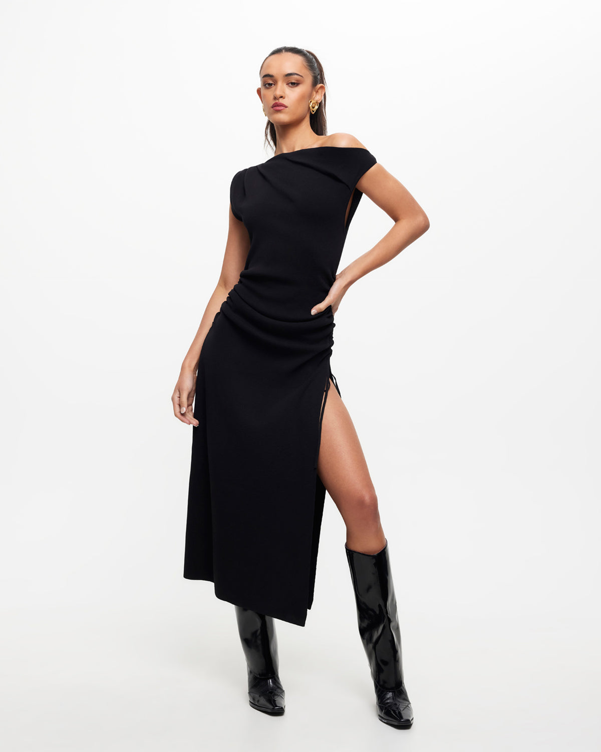 Original Sin Midi Dress ONYX