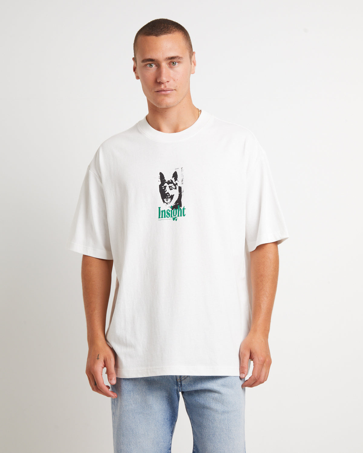 Neighbourhood Short Sleeve T-Shirt in White WHITE