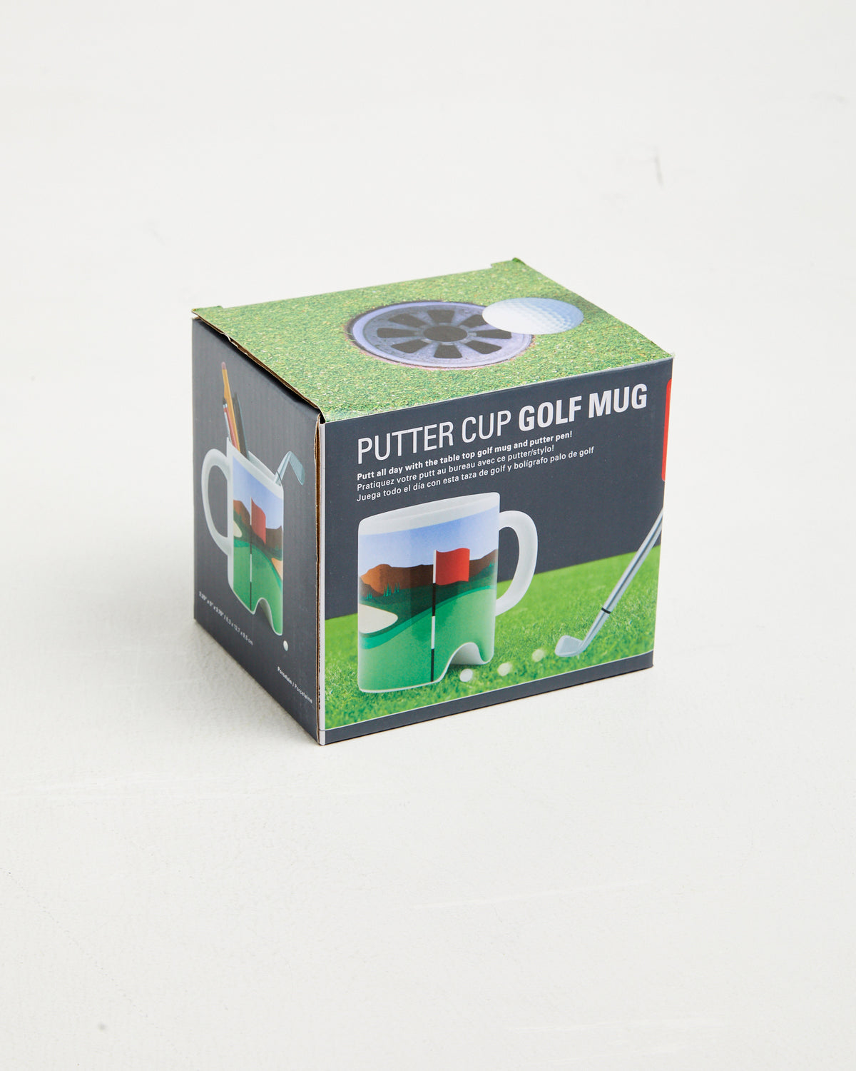 Putter Cup Gold Mug With Pen ASSORTED