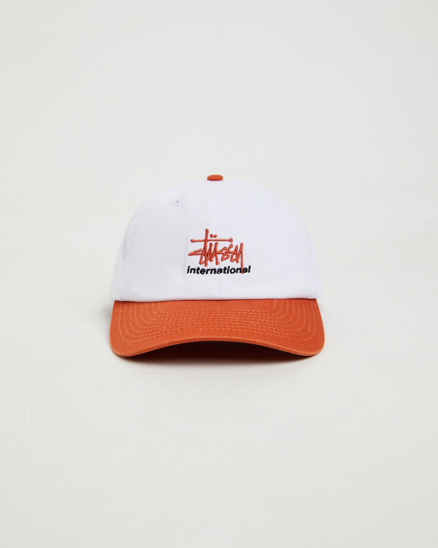 International Low Pro Cap in Terracotta/White