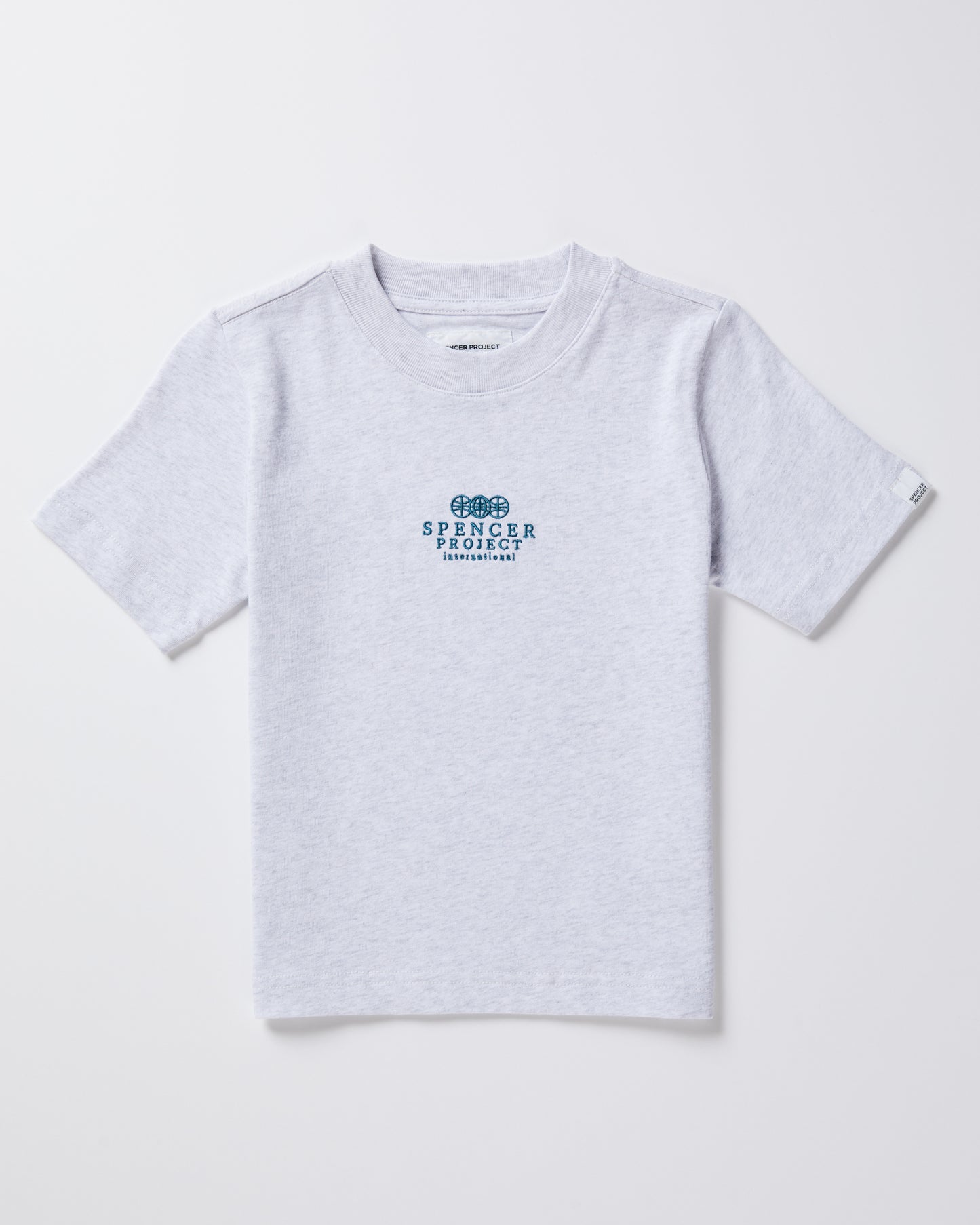 Teen Boys Court Short Sleeve T-Shirt in Frost Marle