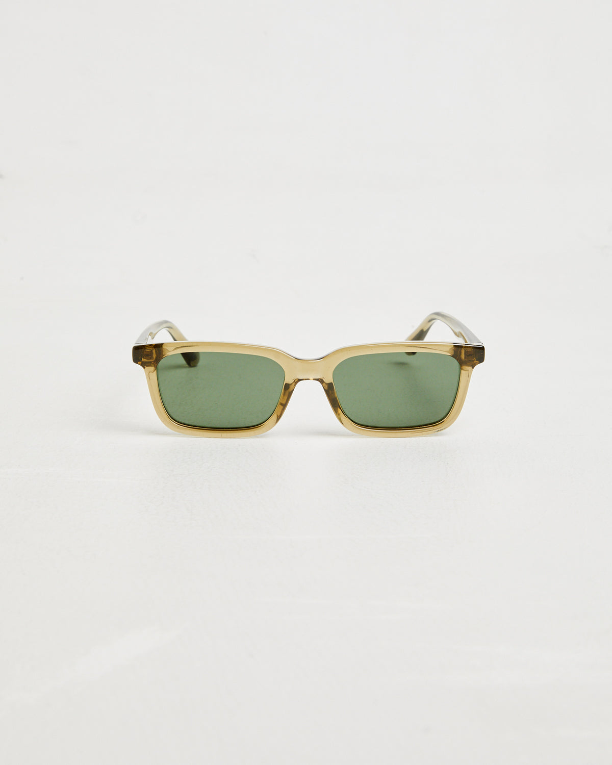 CBM Polished Sunglasses in Ochre Dark Green OCHRE