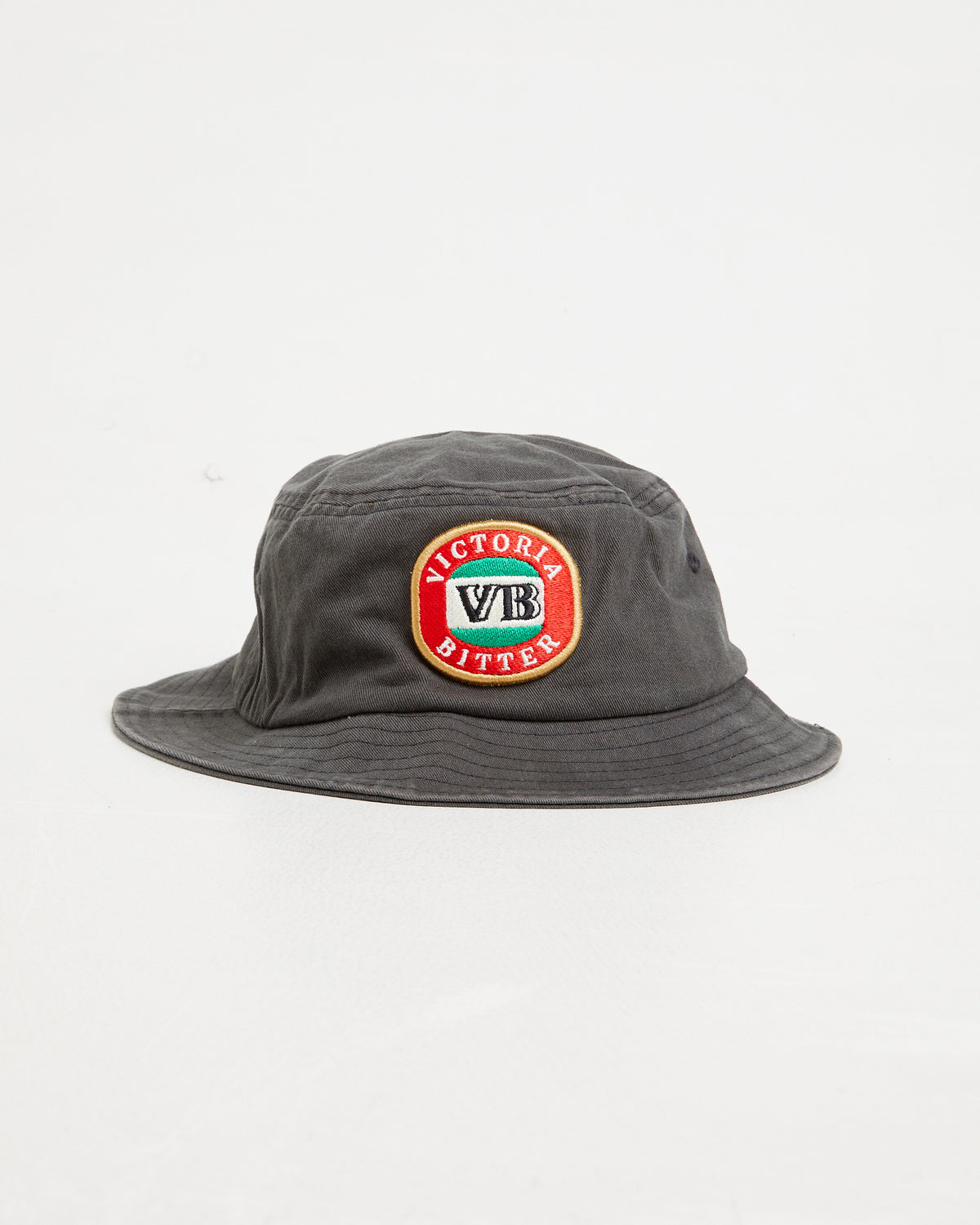 VB Cotton Twill Bucket Hat in Charcoal CHARCOAL
